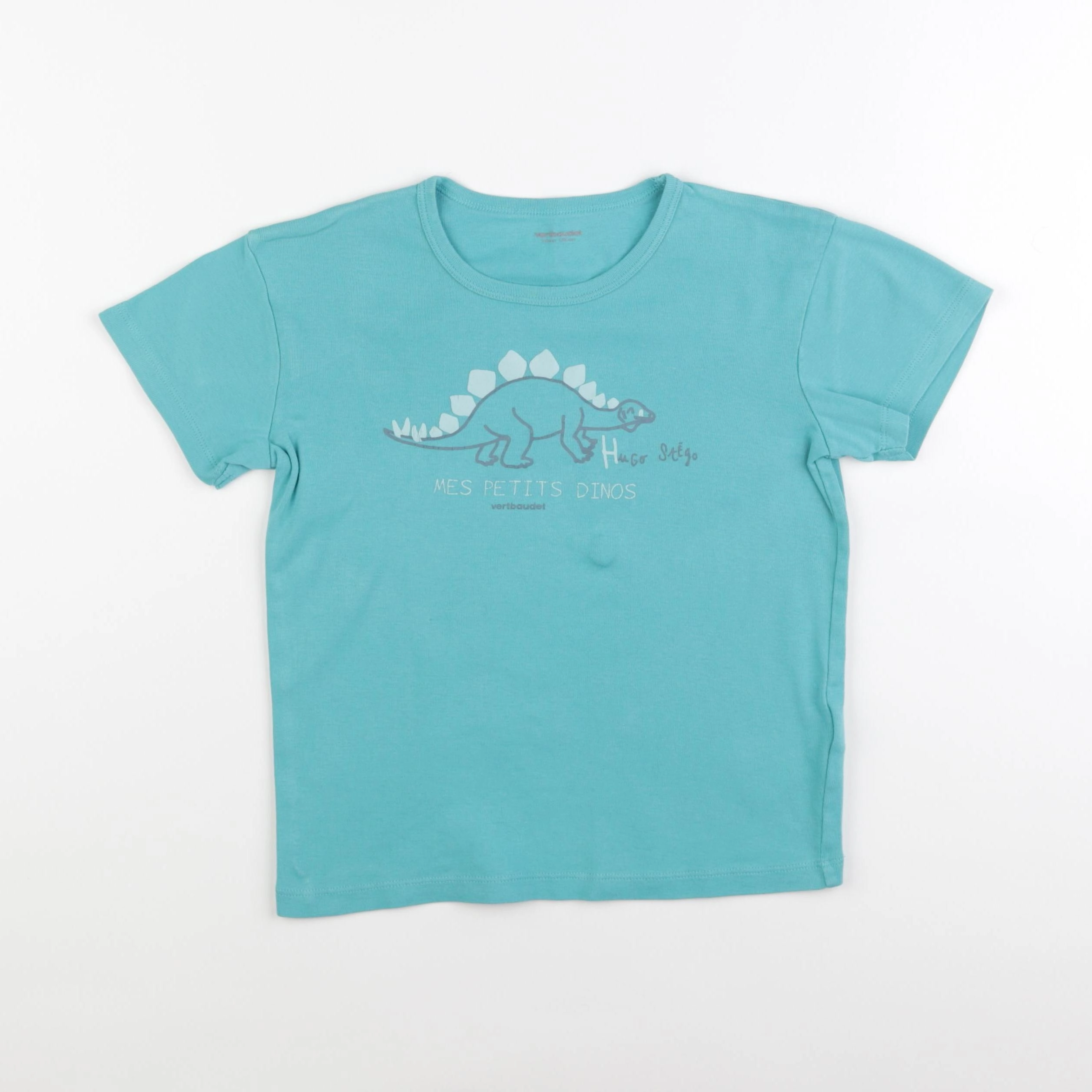 Vertbaudet - tee-shirt bleu - 10 ans