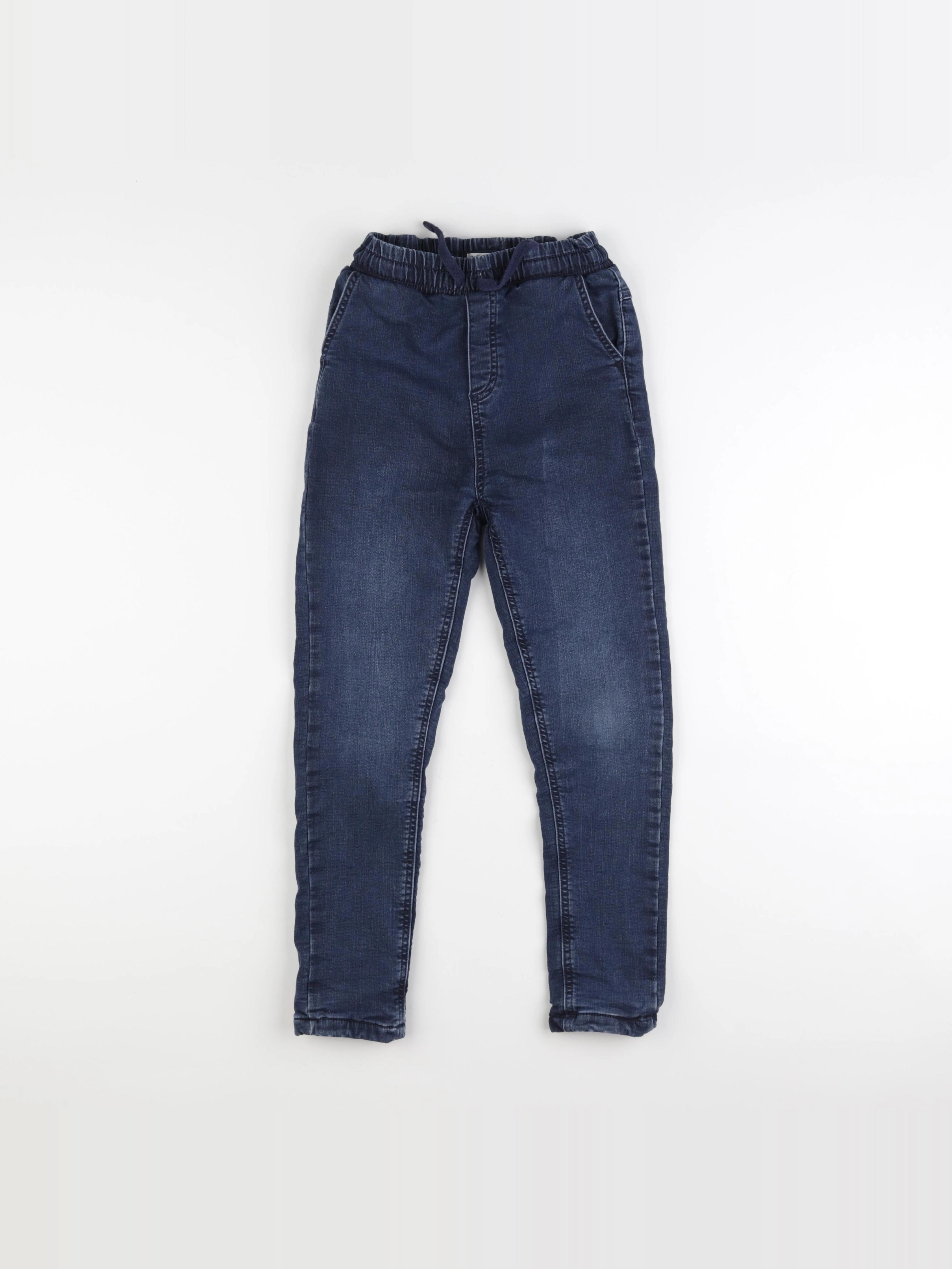 Vertbaudet - jean doublé bleu - 9 ans
