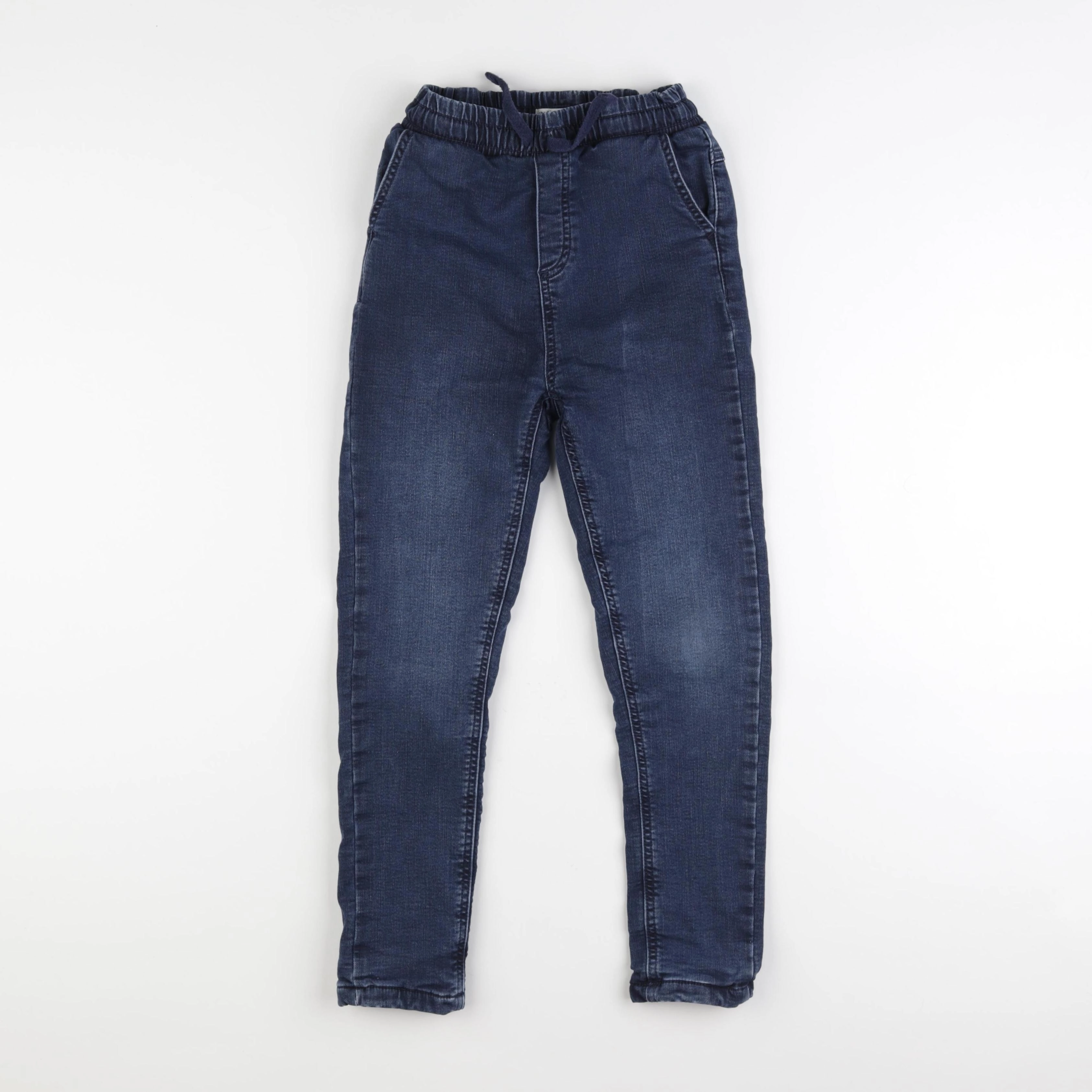 Vertbaudet - jean doublé bleu - 9 ans