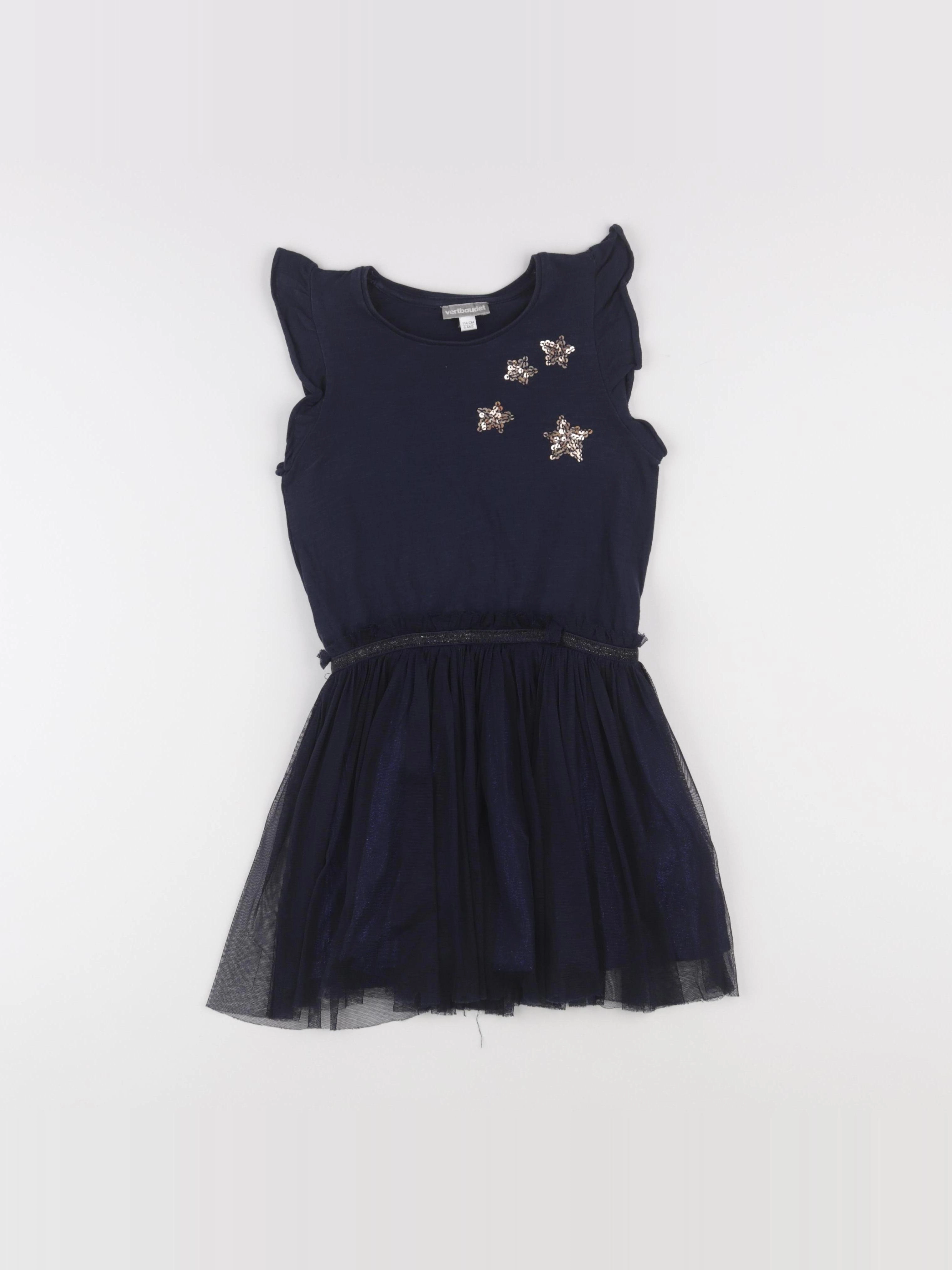 Vertbaudet - robe bleu - 6 ans