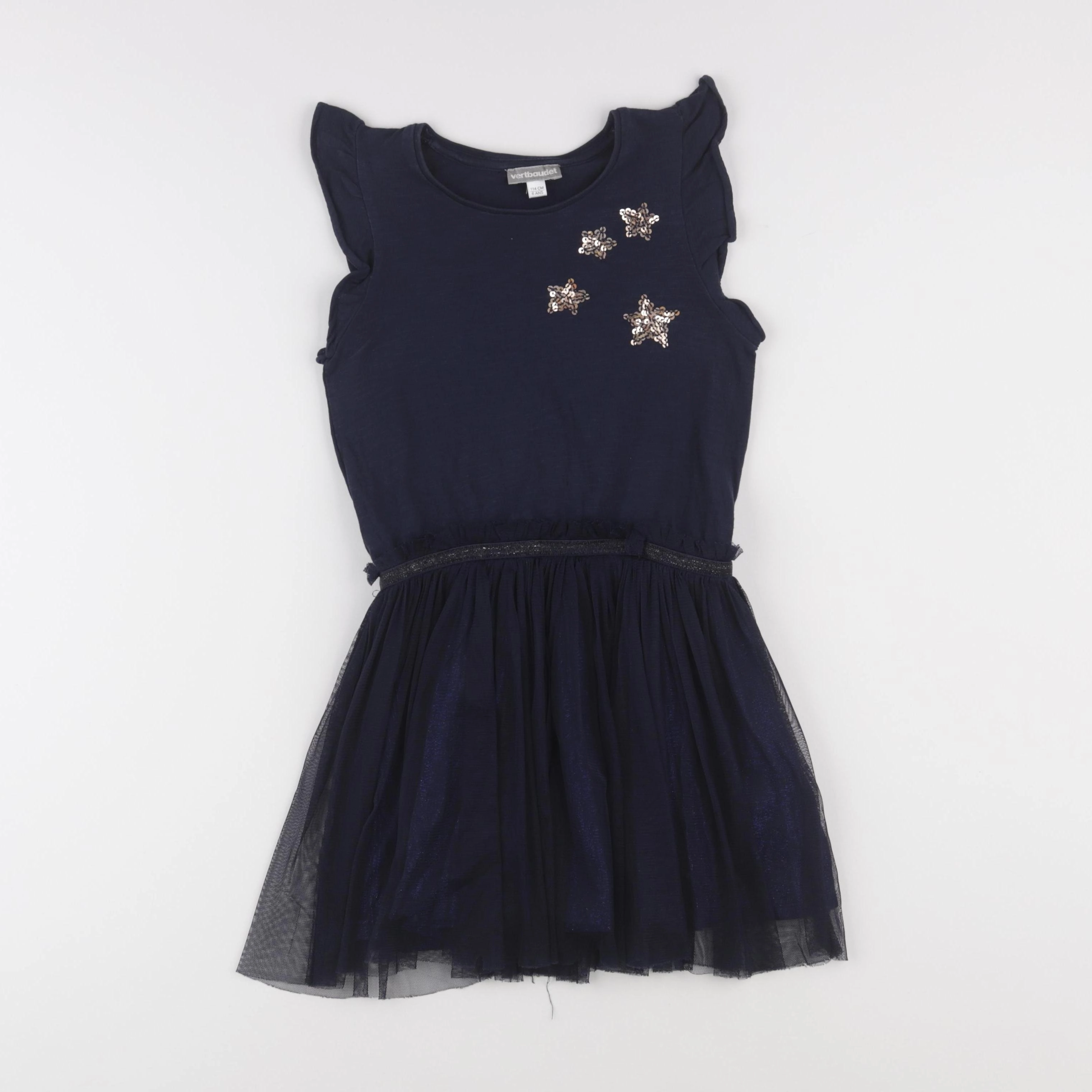 Vertbaudet - robe bleu - 6 ans