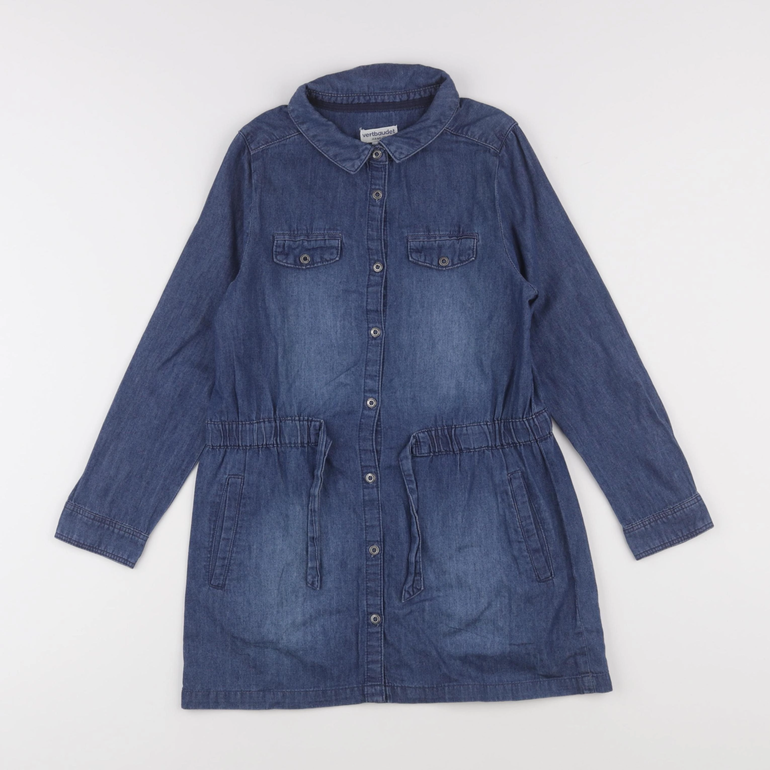 Vertbaudet - robe bleu - 8 ans
