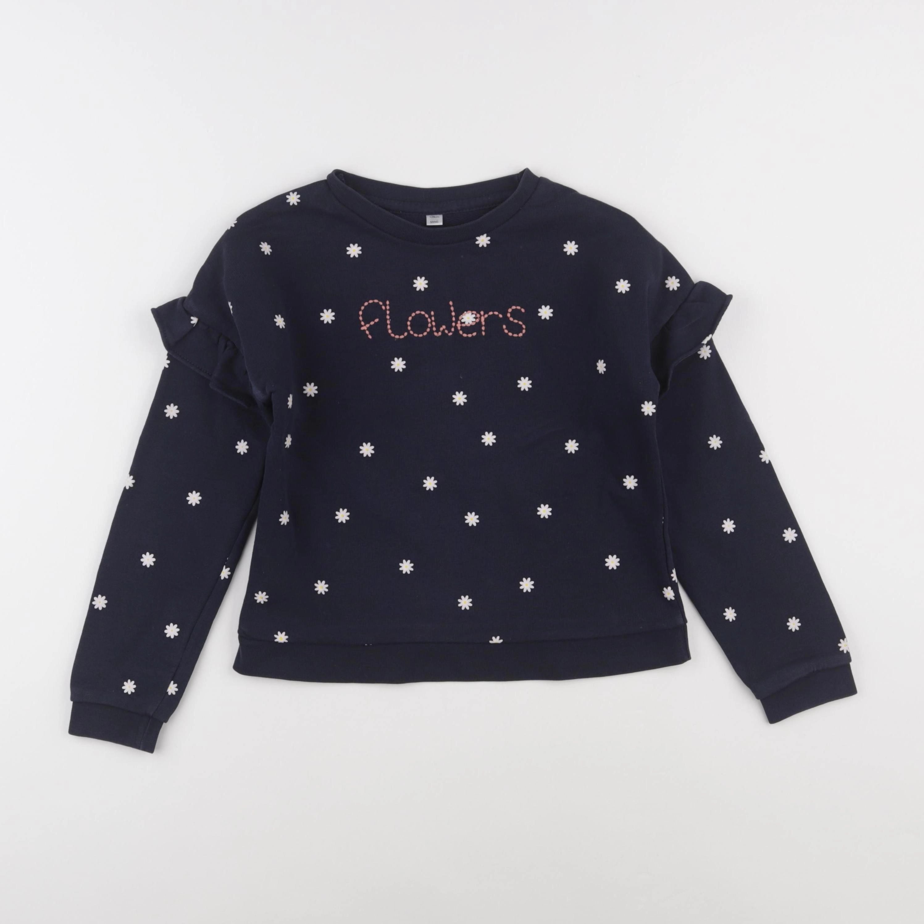 Vertbaudet - sweat bleu - 8 ans
