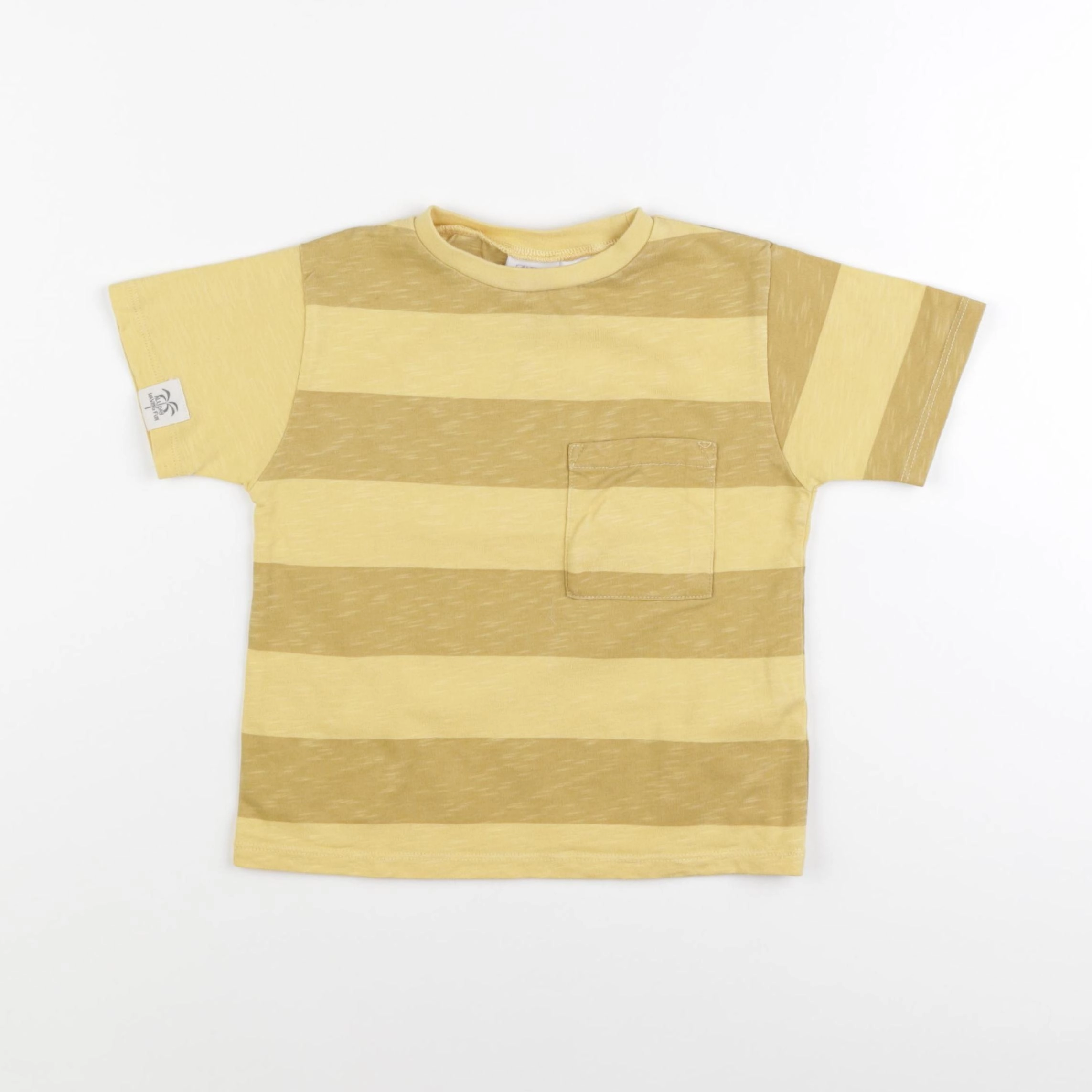 Zara - tee-shirt jaune - 18/24 mois