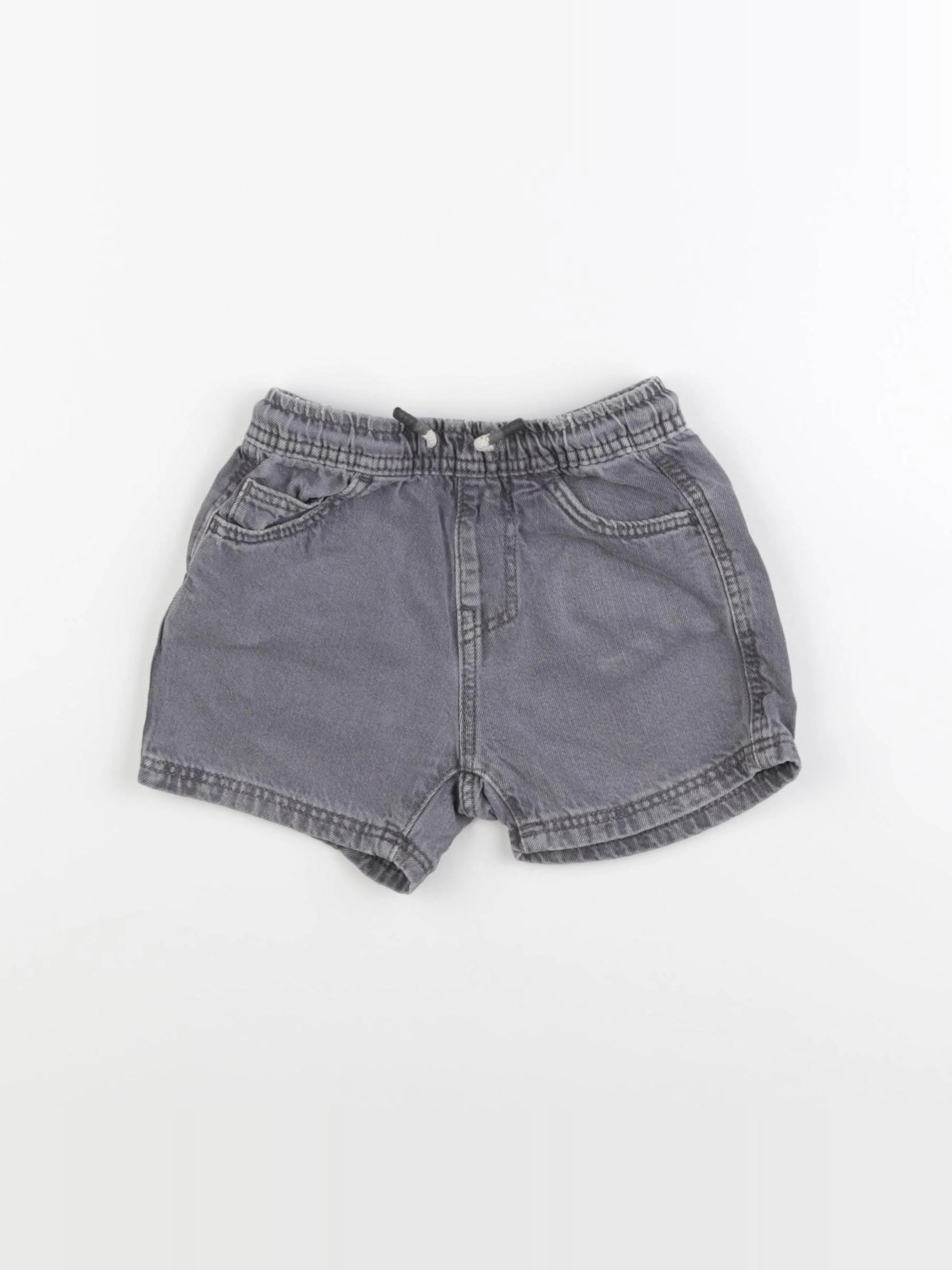 Zara - short gris - 12/18 mois