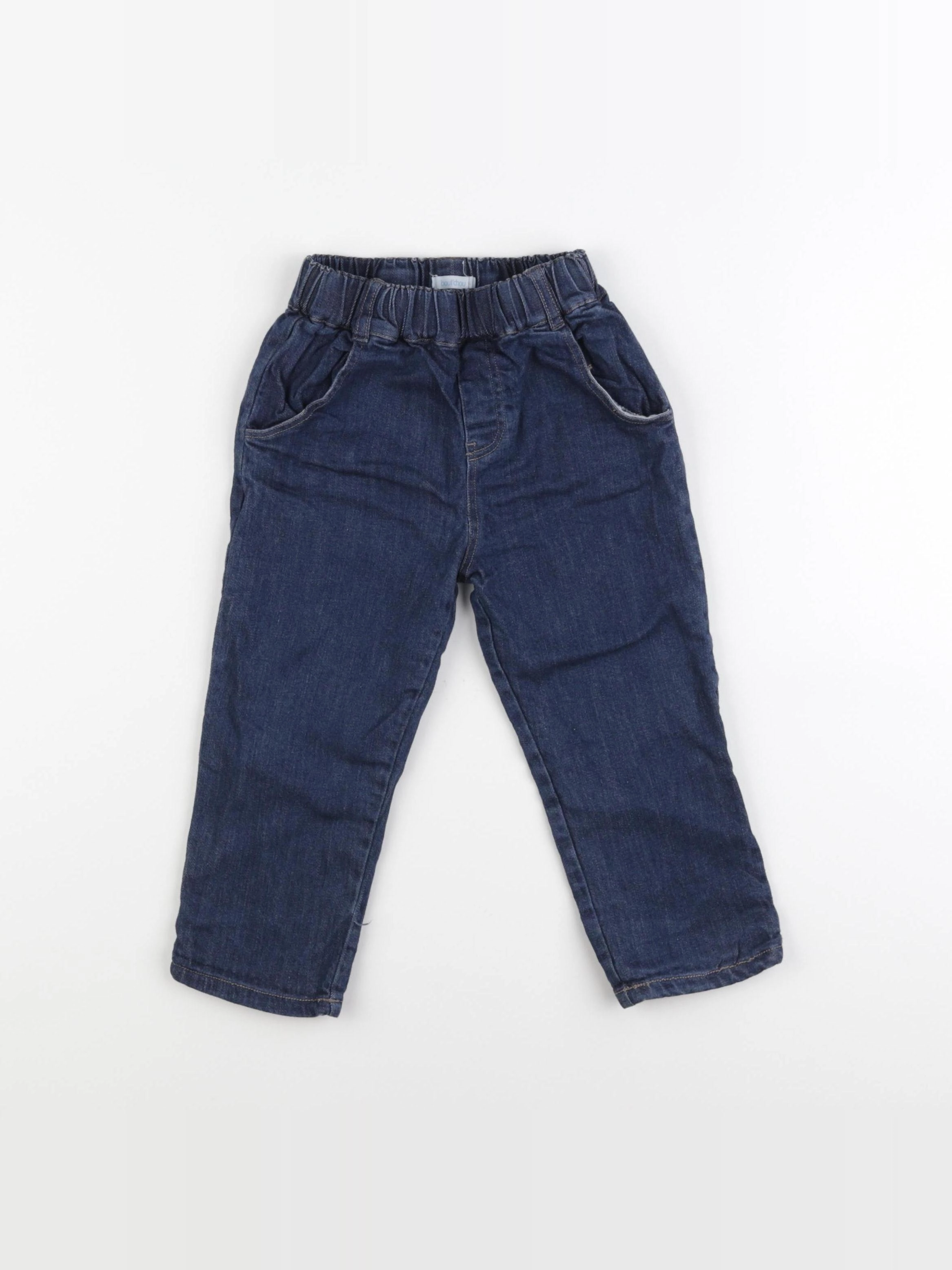 Boutchou - jean doublé bleu - 24 mois
