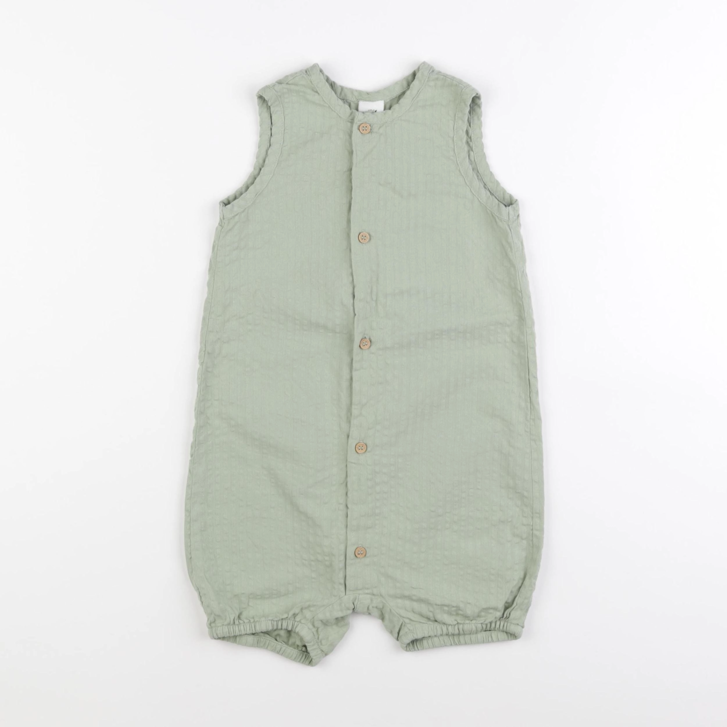 H&M - combinaison vert - 18/24 mois