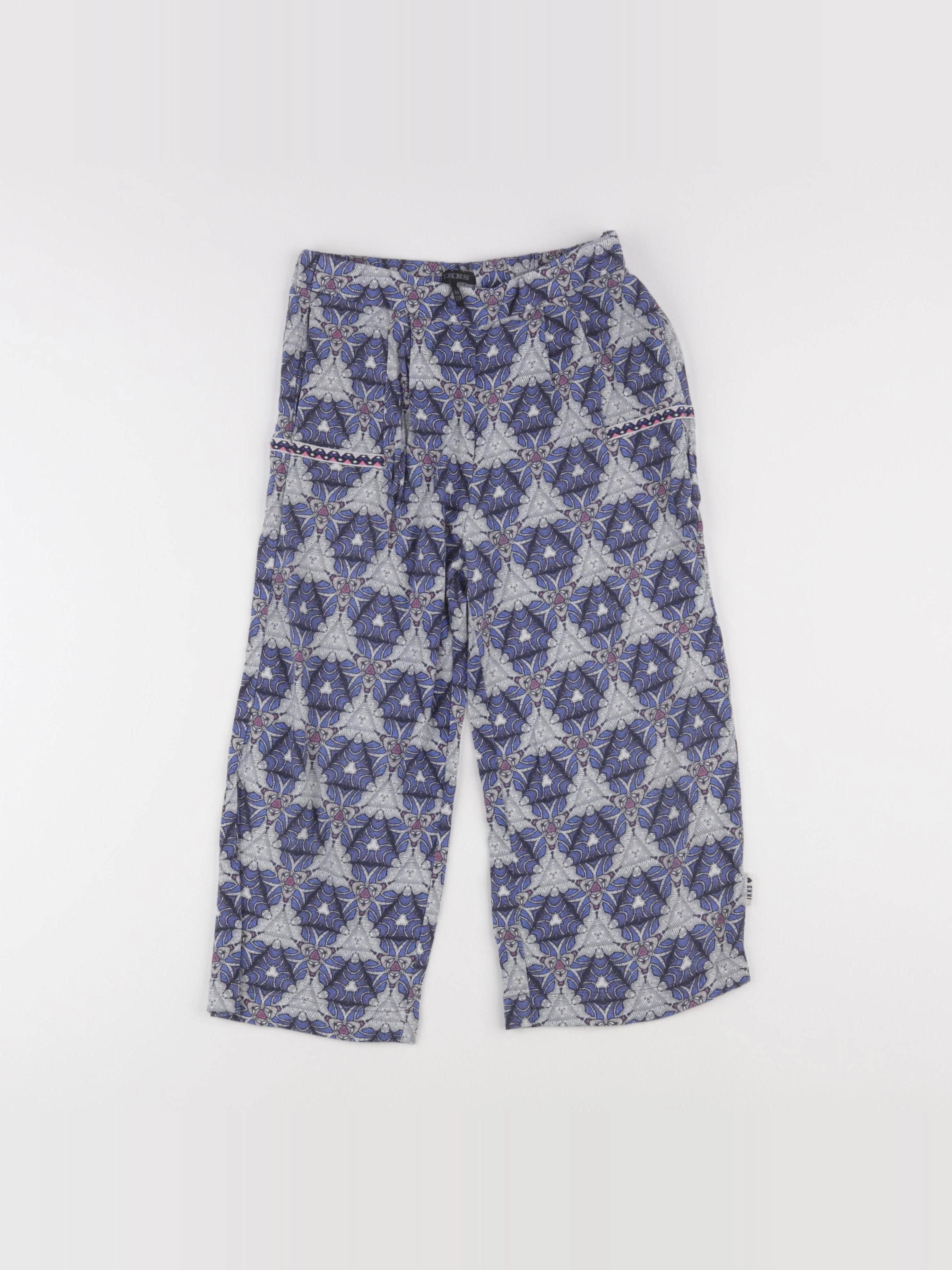 IKKS - pantalon bleu, gris - 8 ans