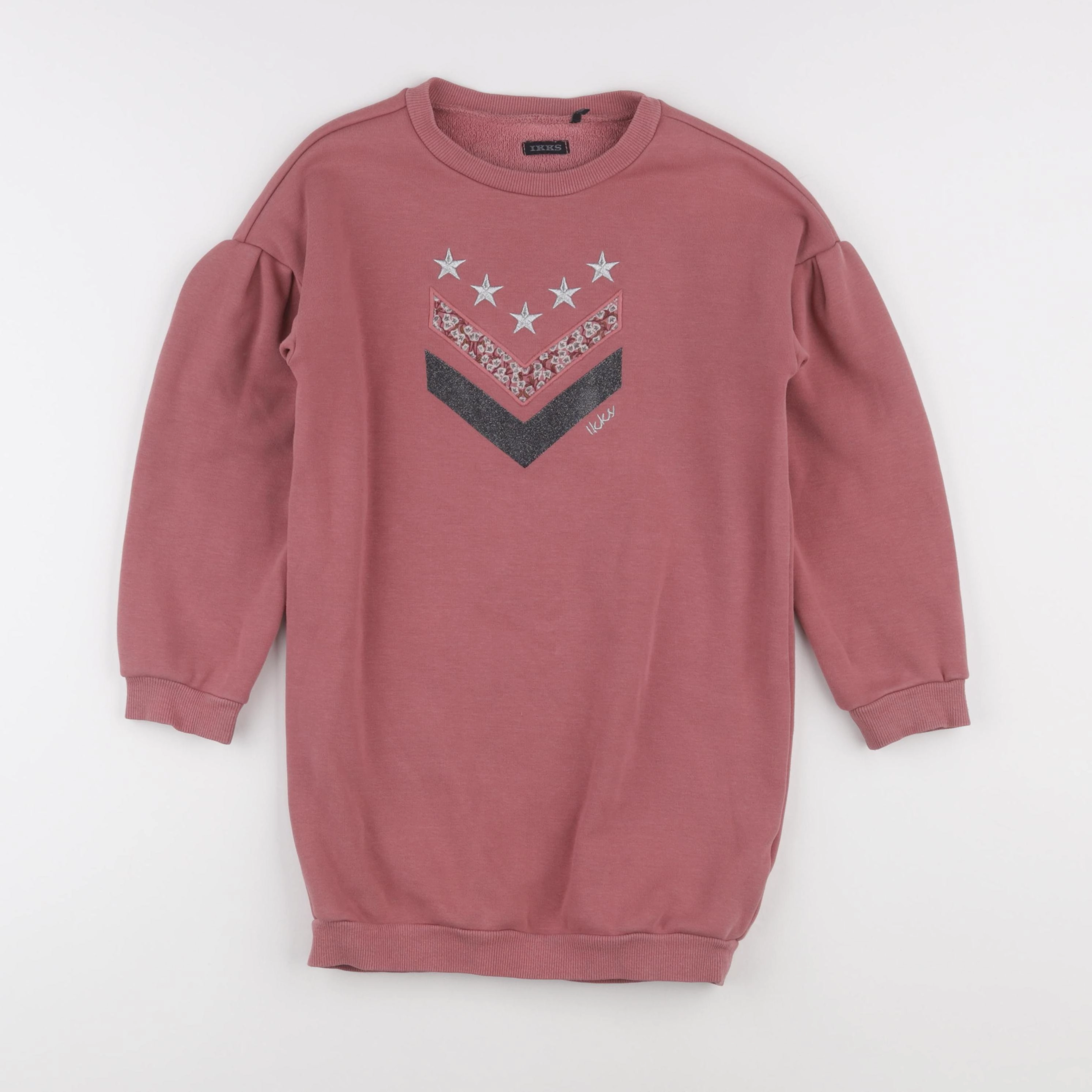 IKKS - robe rose - 8 ans