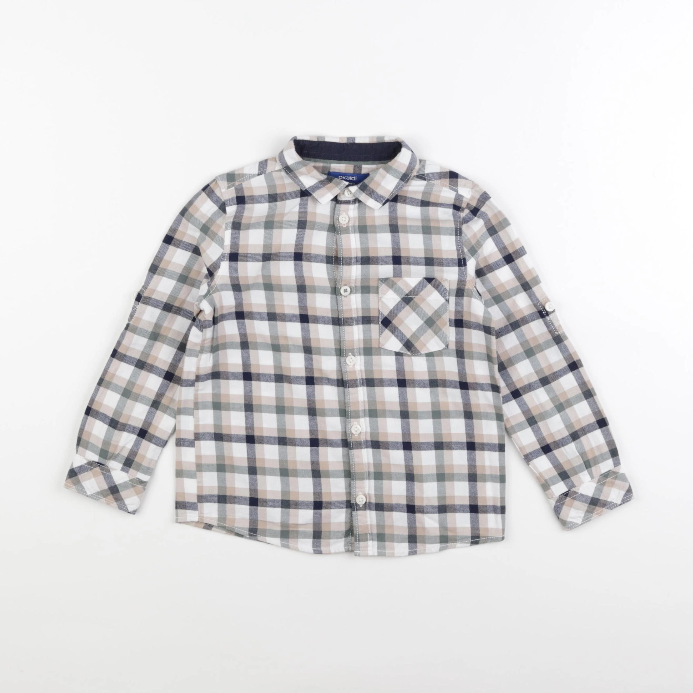 Okaidi - chemise multicolore - 4 ans