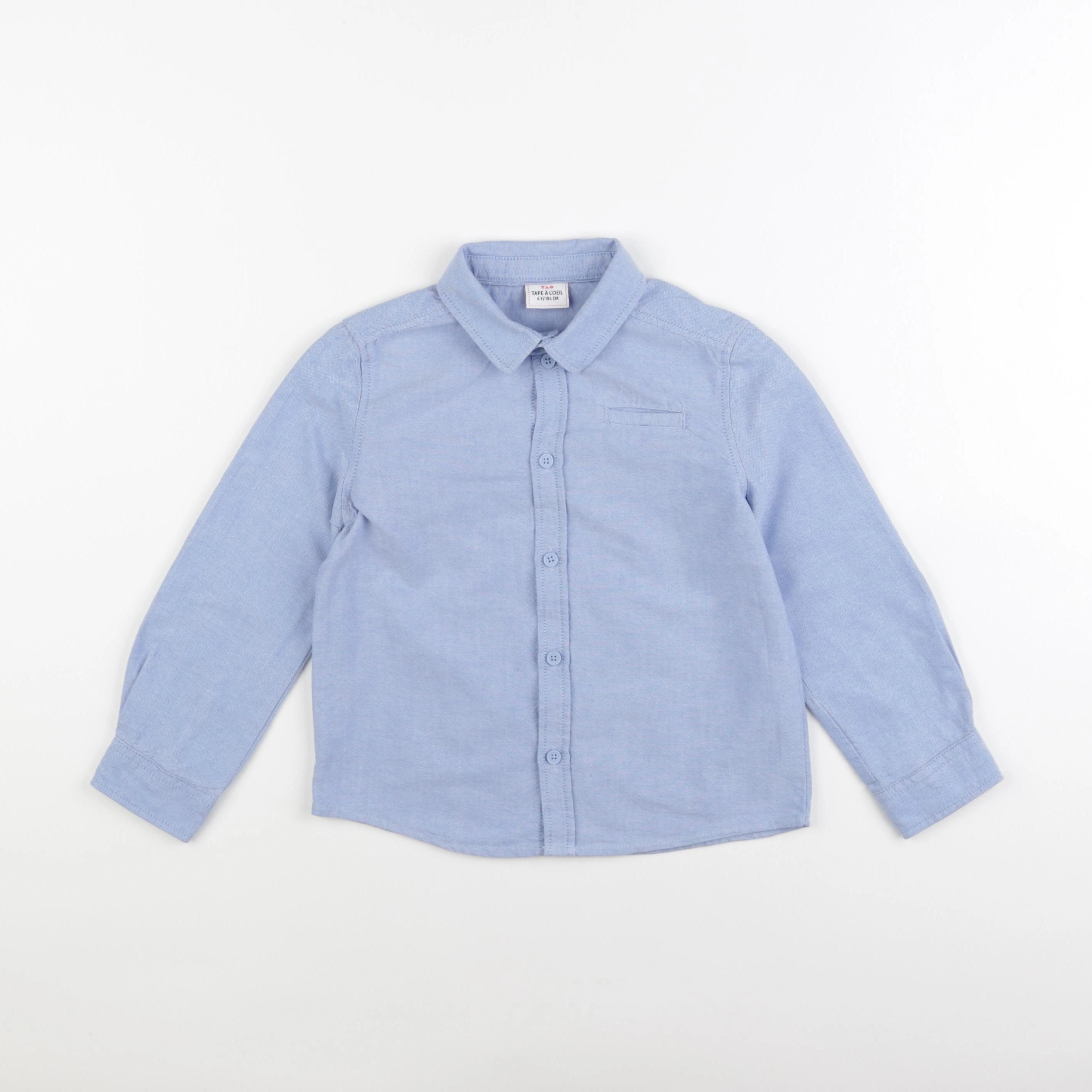 Tape à l'oeil - chemise bleu - 4 ans