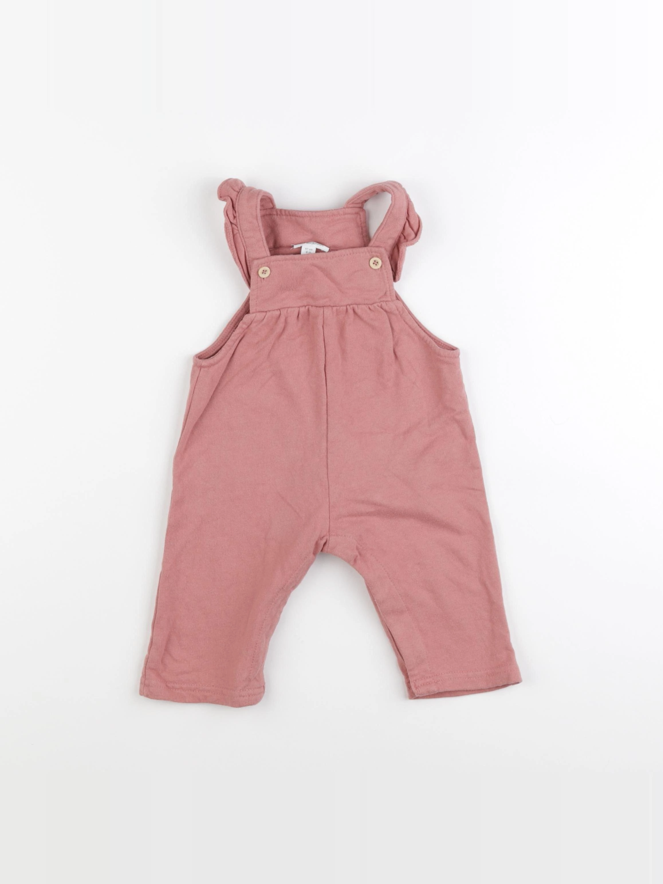 Vertbaudet - salopette rose - 6 mois