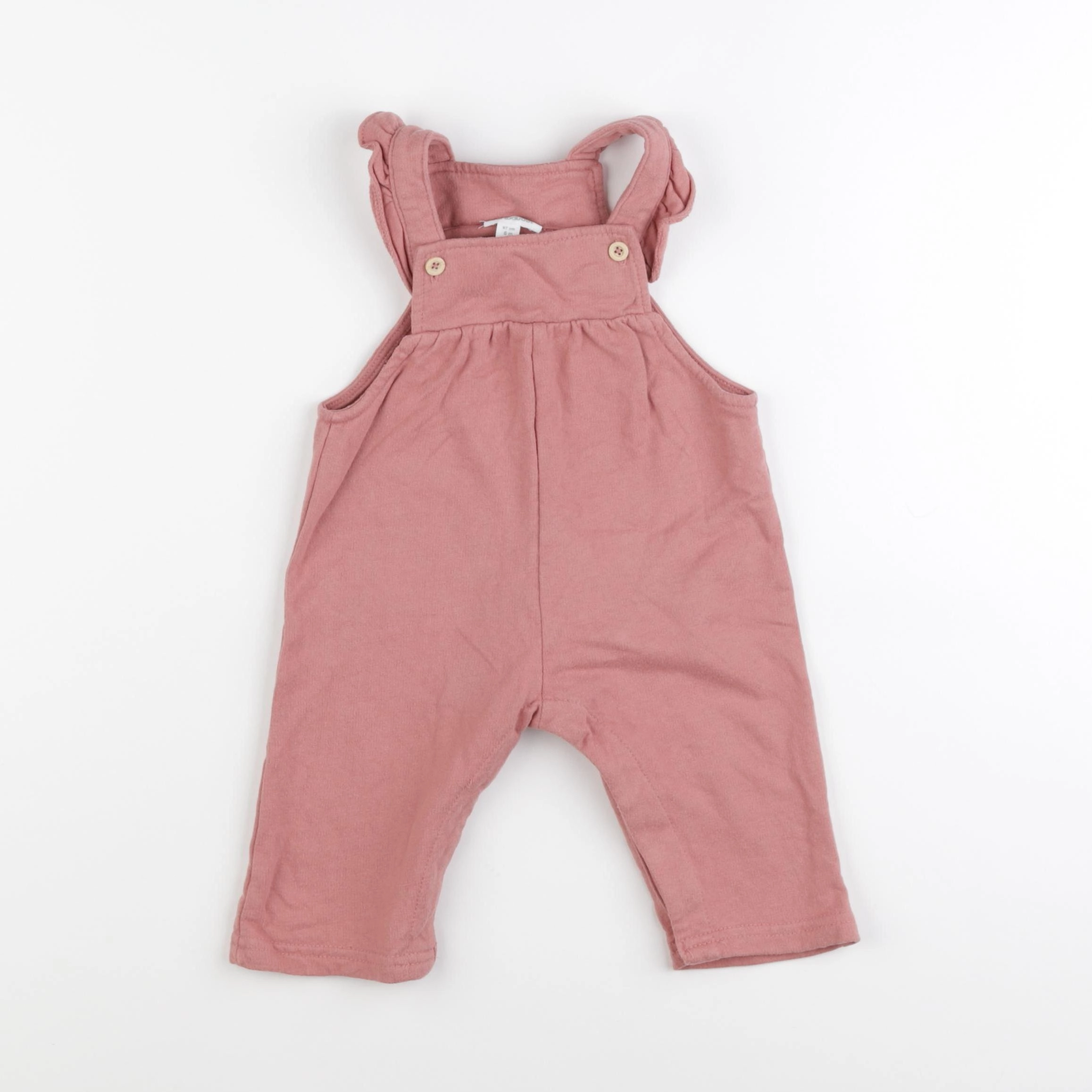 Vertbaudet - salopette rose - 6 mois