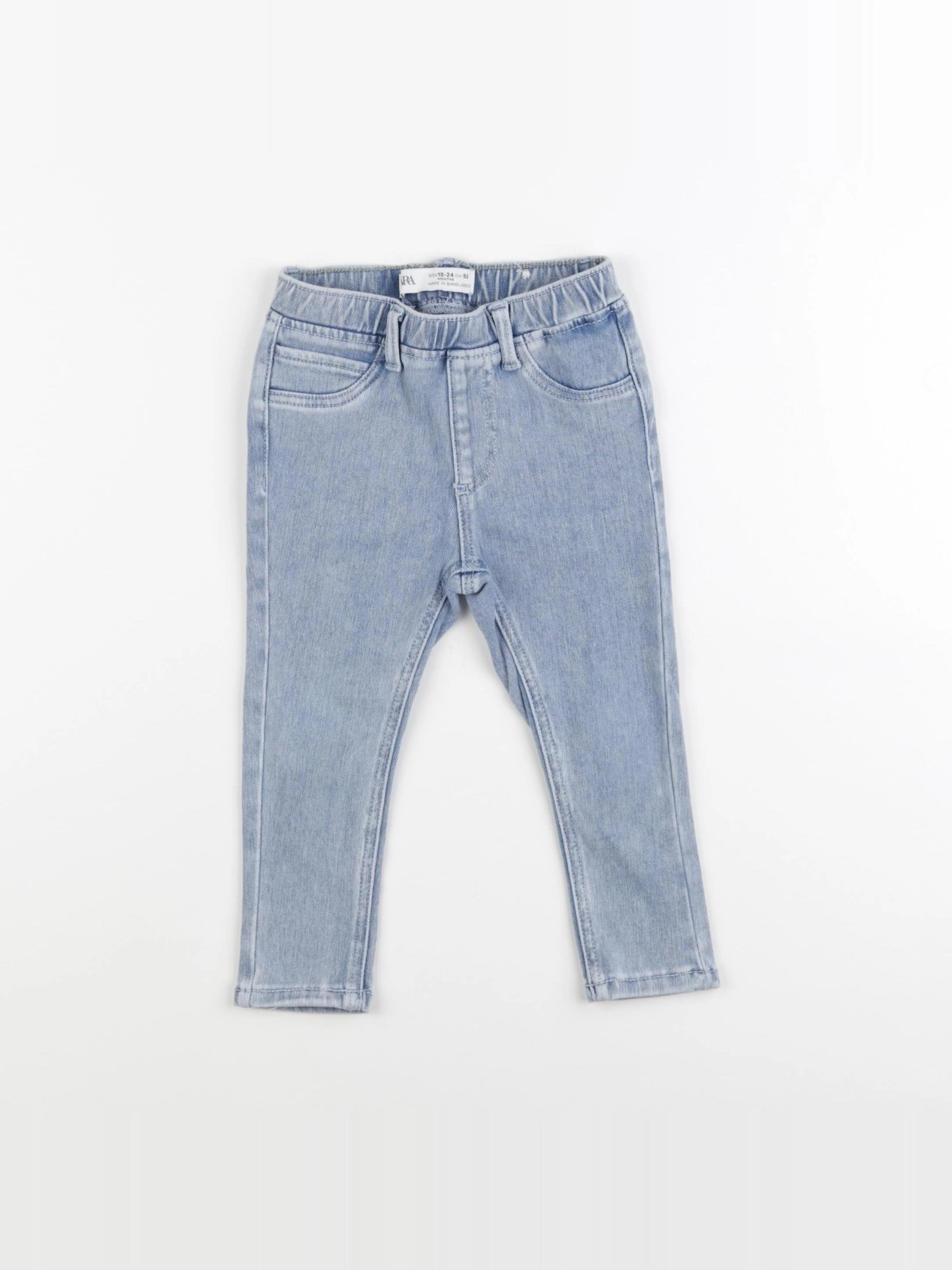 Zara - jegging bleu - 18/24 mois