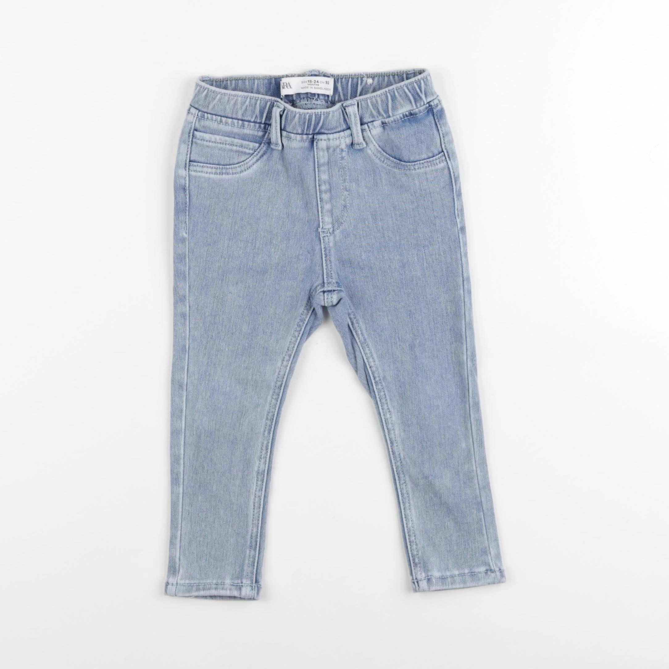 Zara - jegging bleu - 18/24 mois