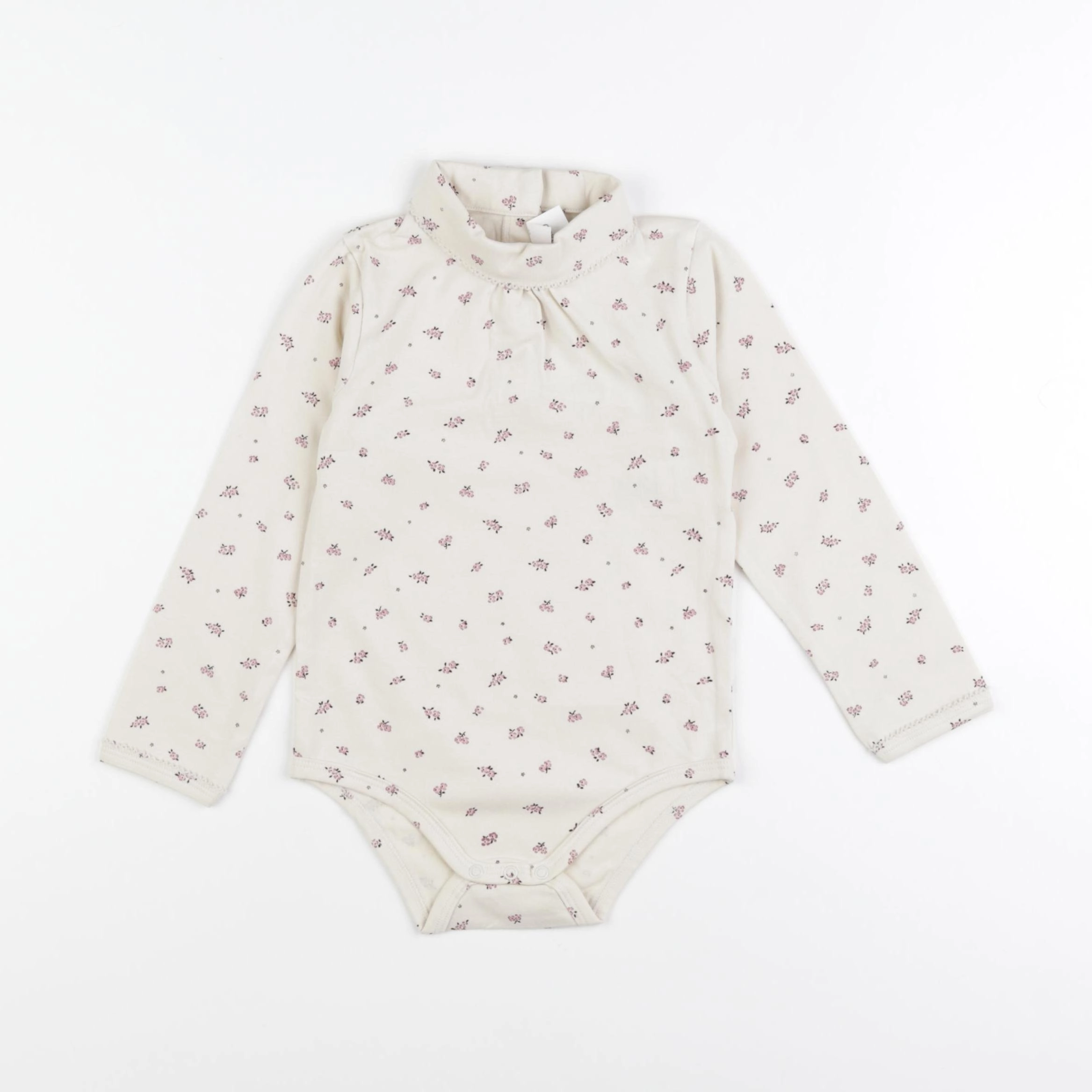 Vertbaudet - body à col beige - 36 mois