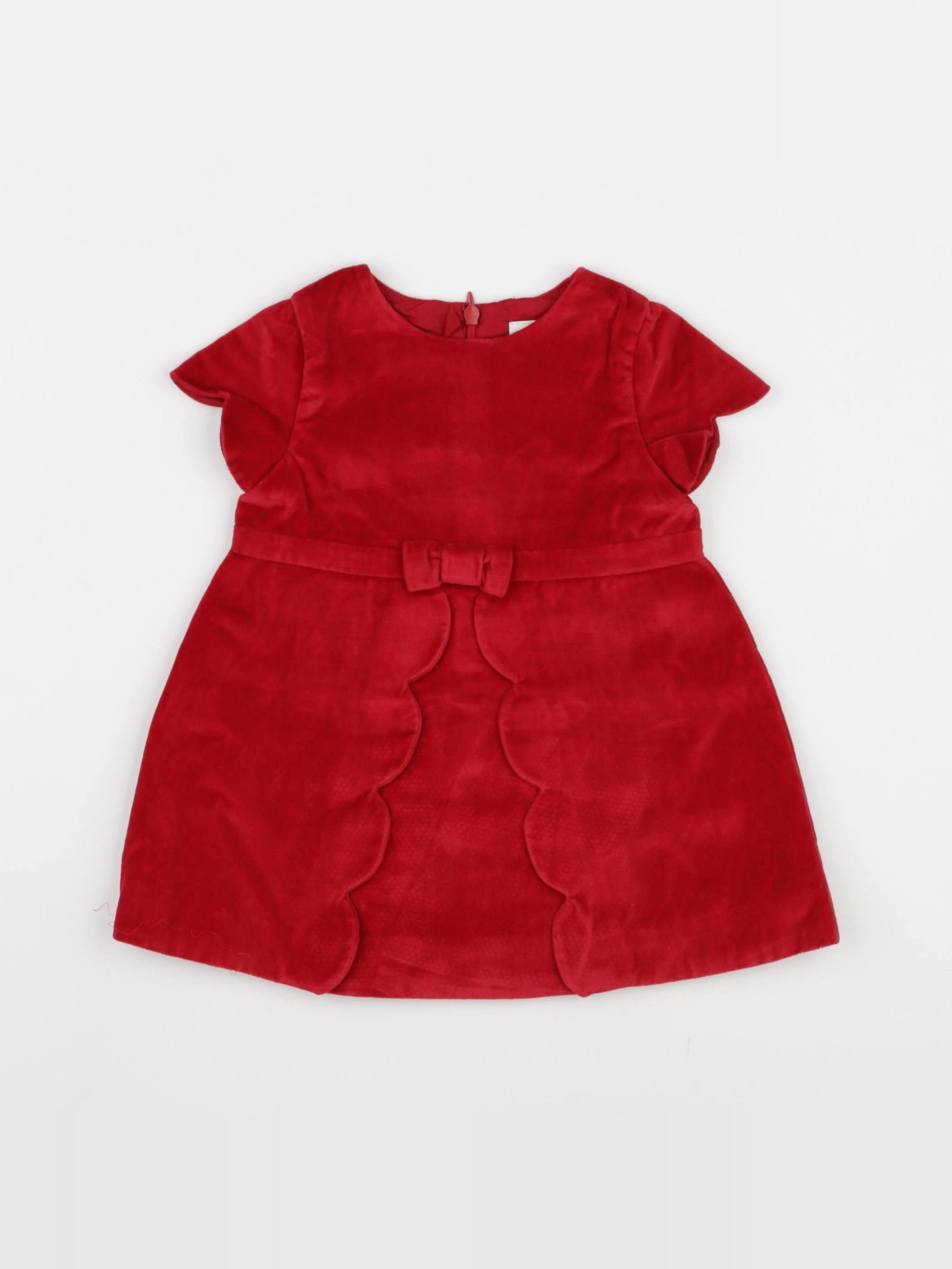 Jacadi - robe rouge - 12 mois