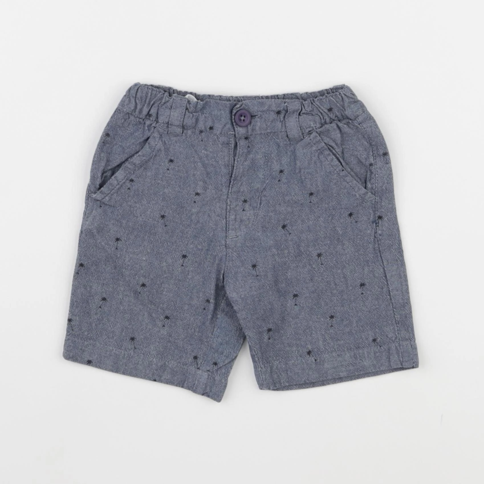 Boutchou - short bleu - 18 mois