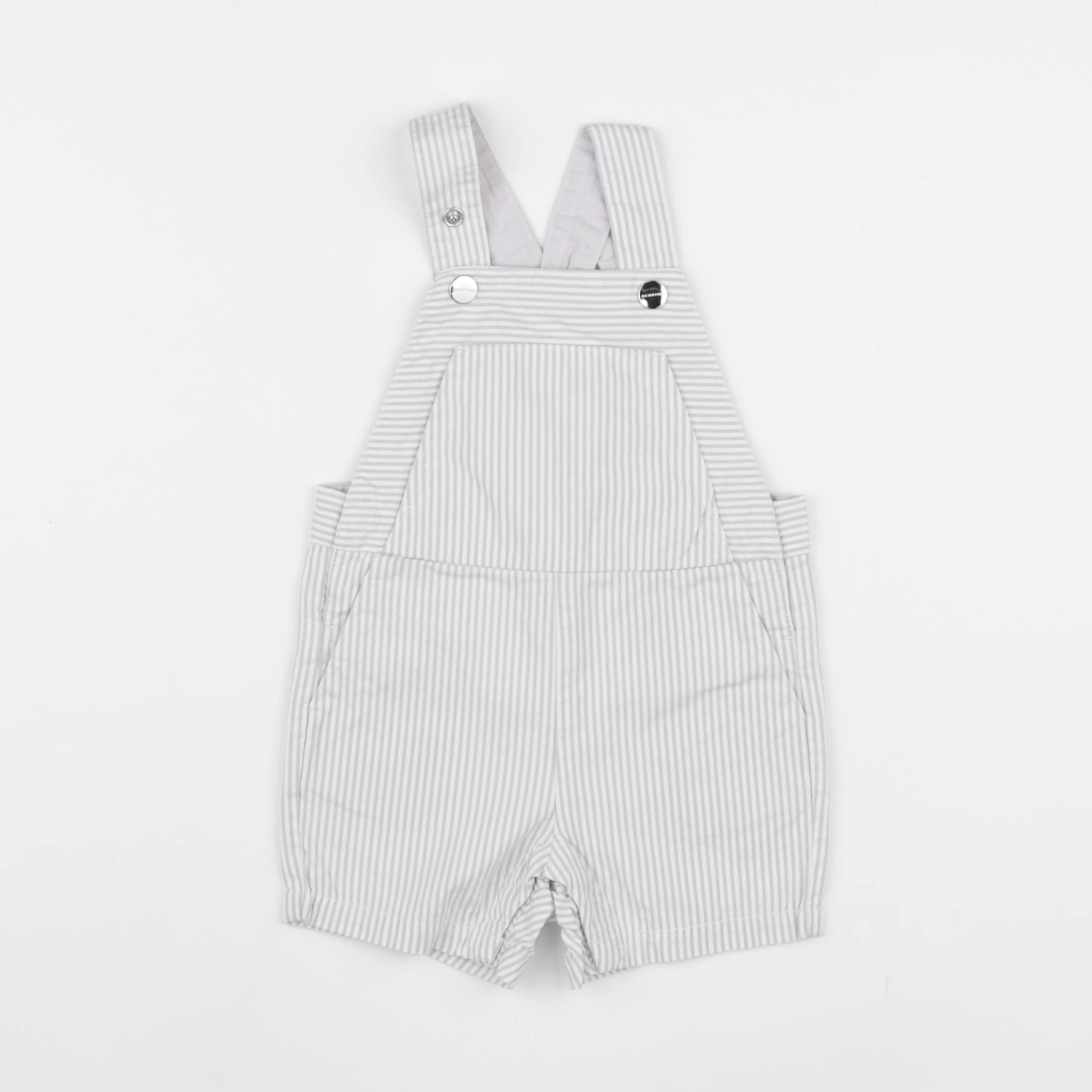 Jacadi - salopette blanc, gris - 12 mois