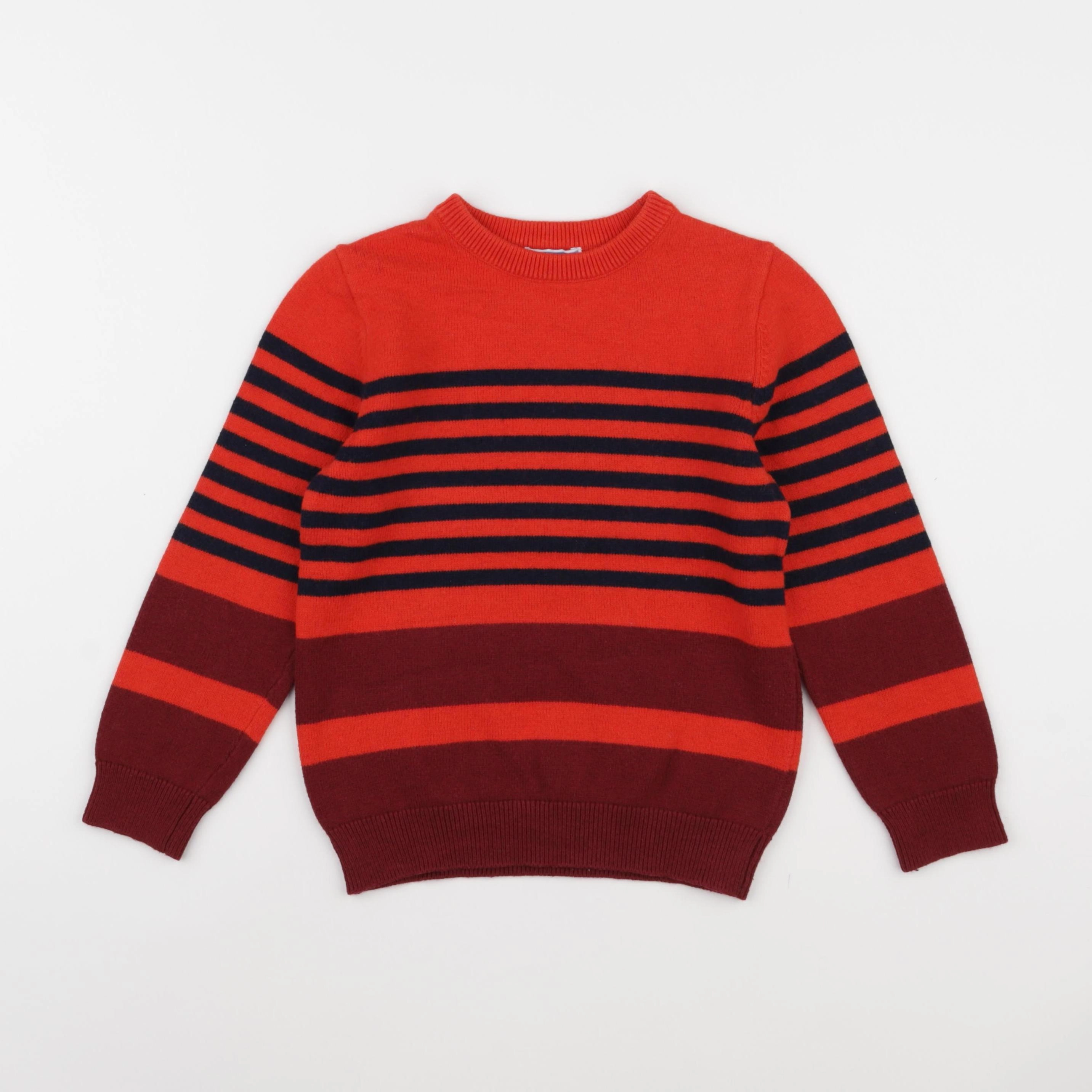 Jacadi - pull rouge - 6 ans