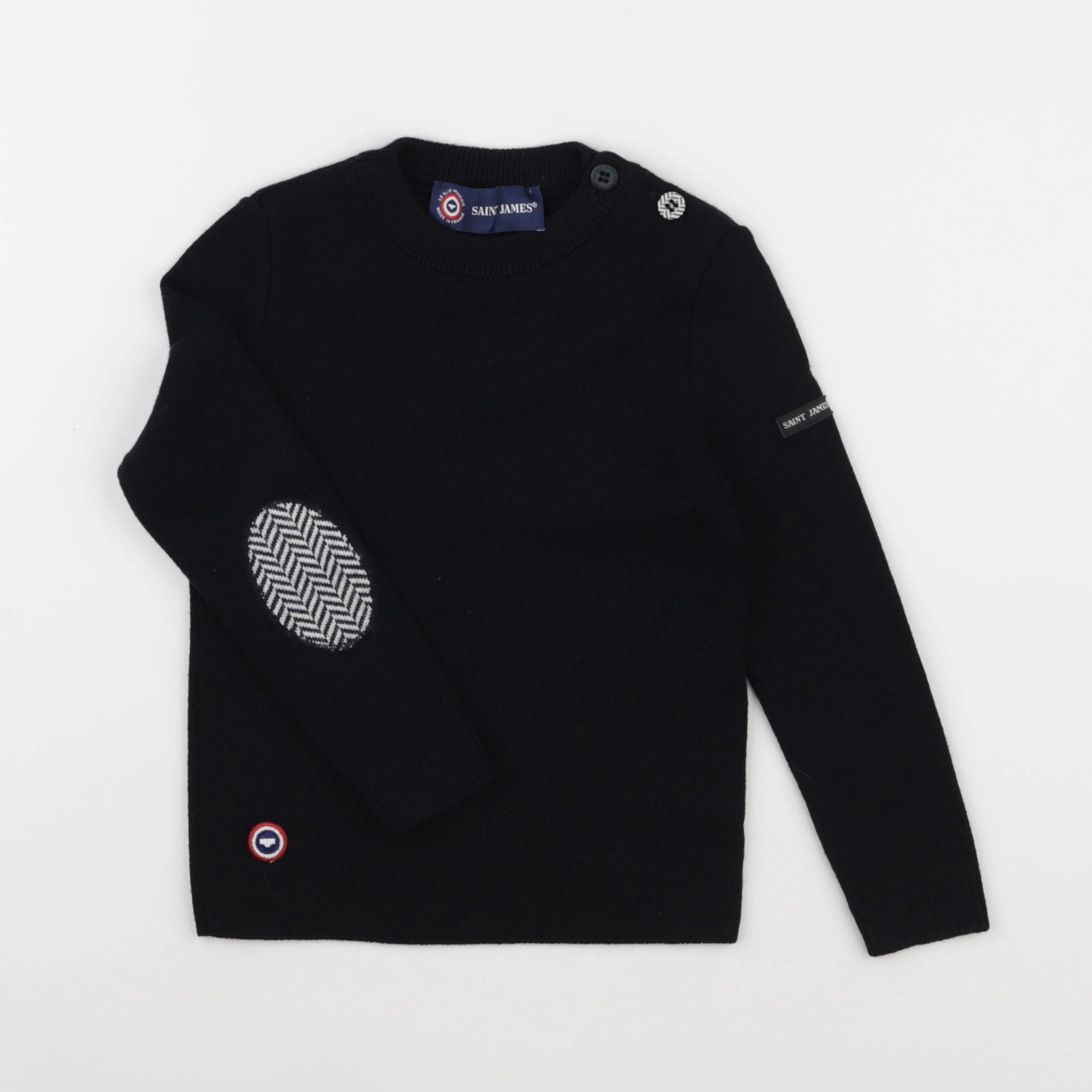 Saint James - pull bleu - 6 ans