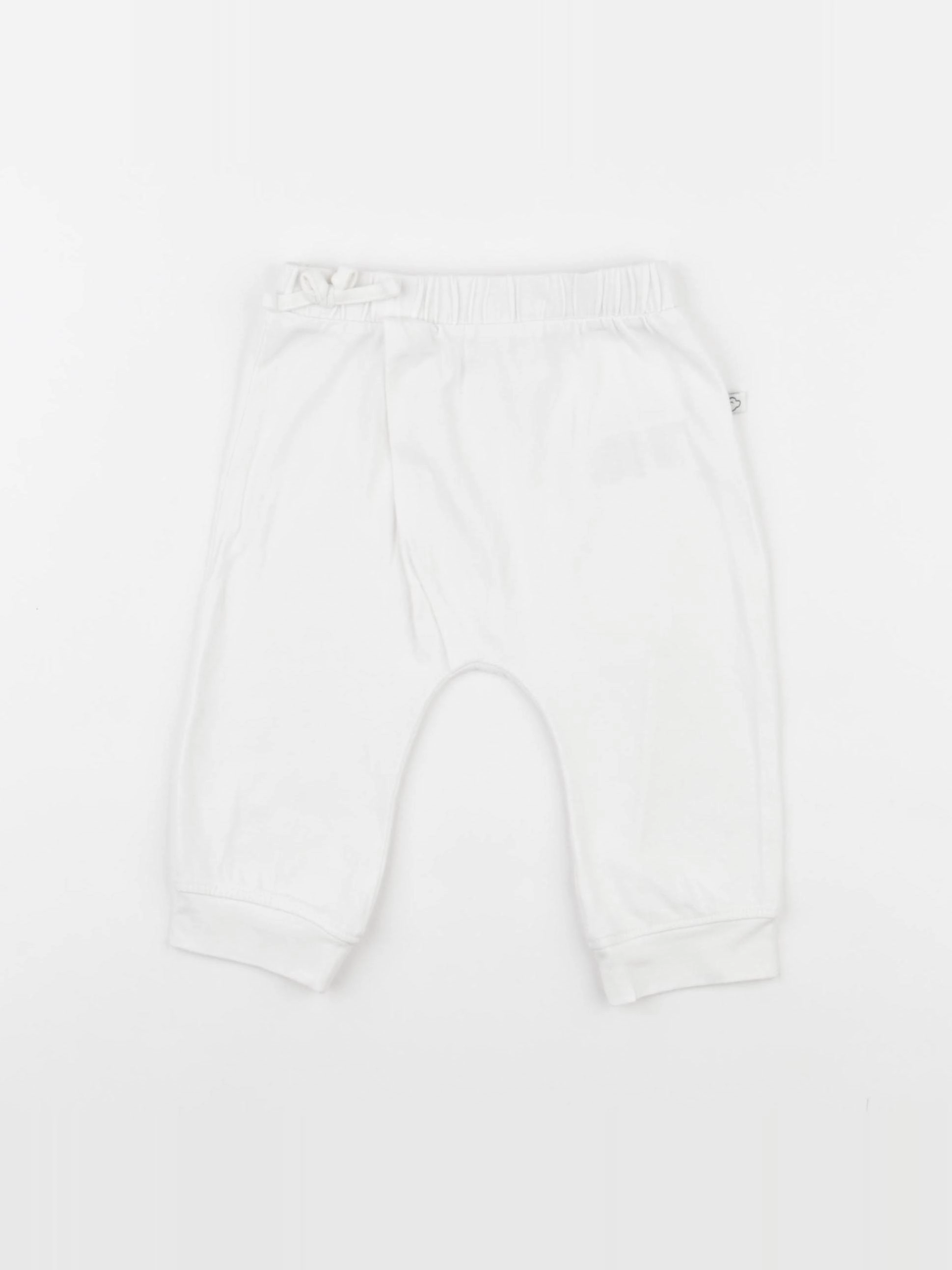 Vertbaudet - legging blanc - 12 mois