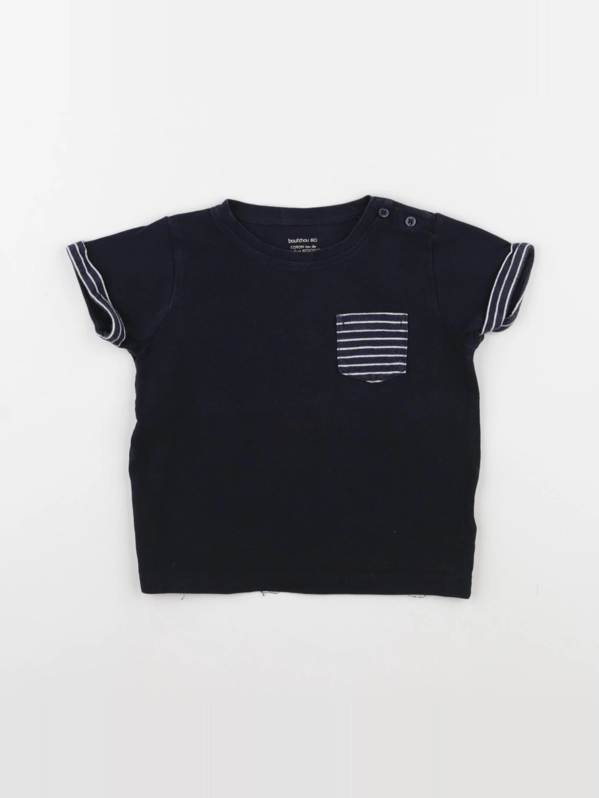 Boutchou - tee-shirt bleu - 24 mois