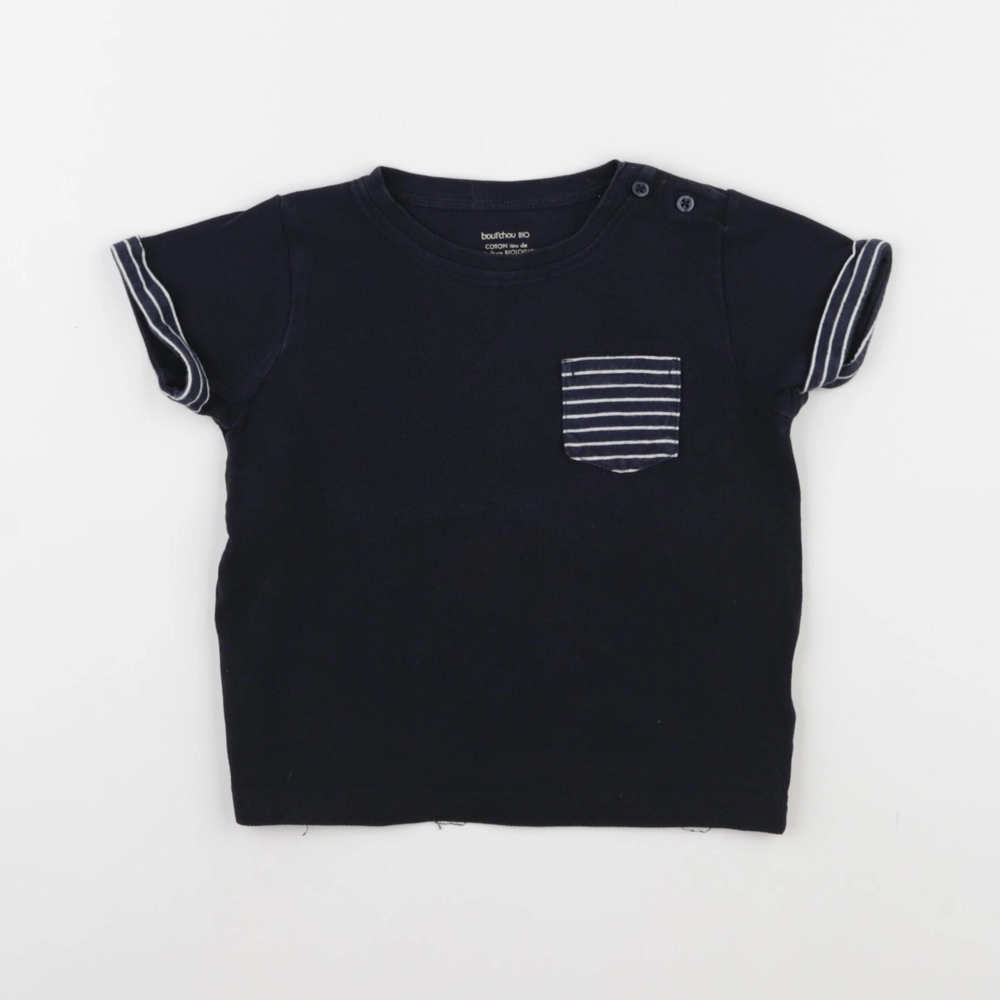 Boutchou - tee-shirt bleu - 24 mois
