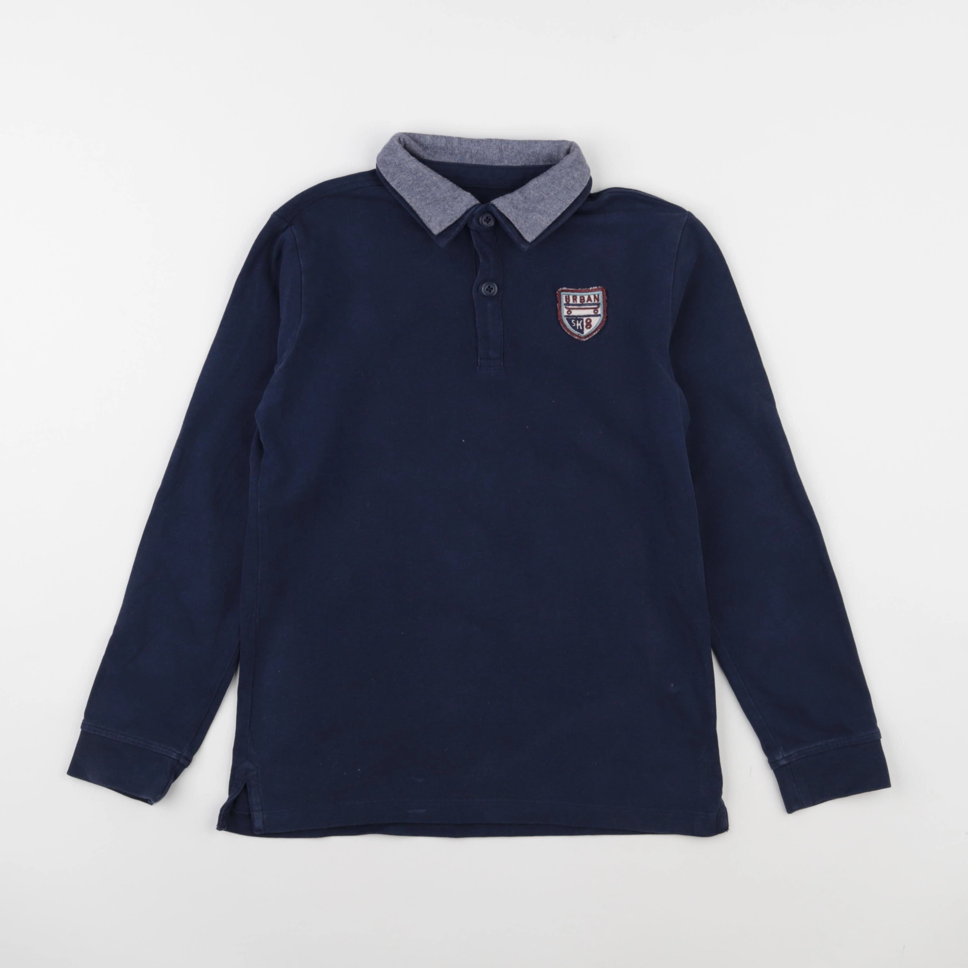 Vertbaudet - polo bleu - 10 ans