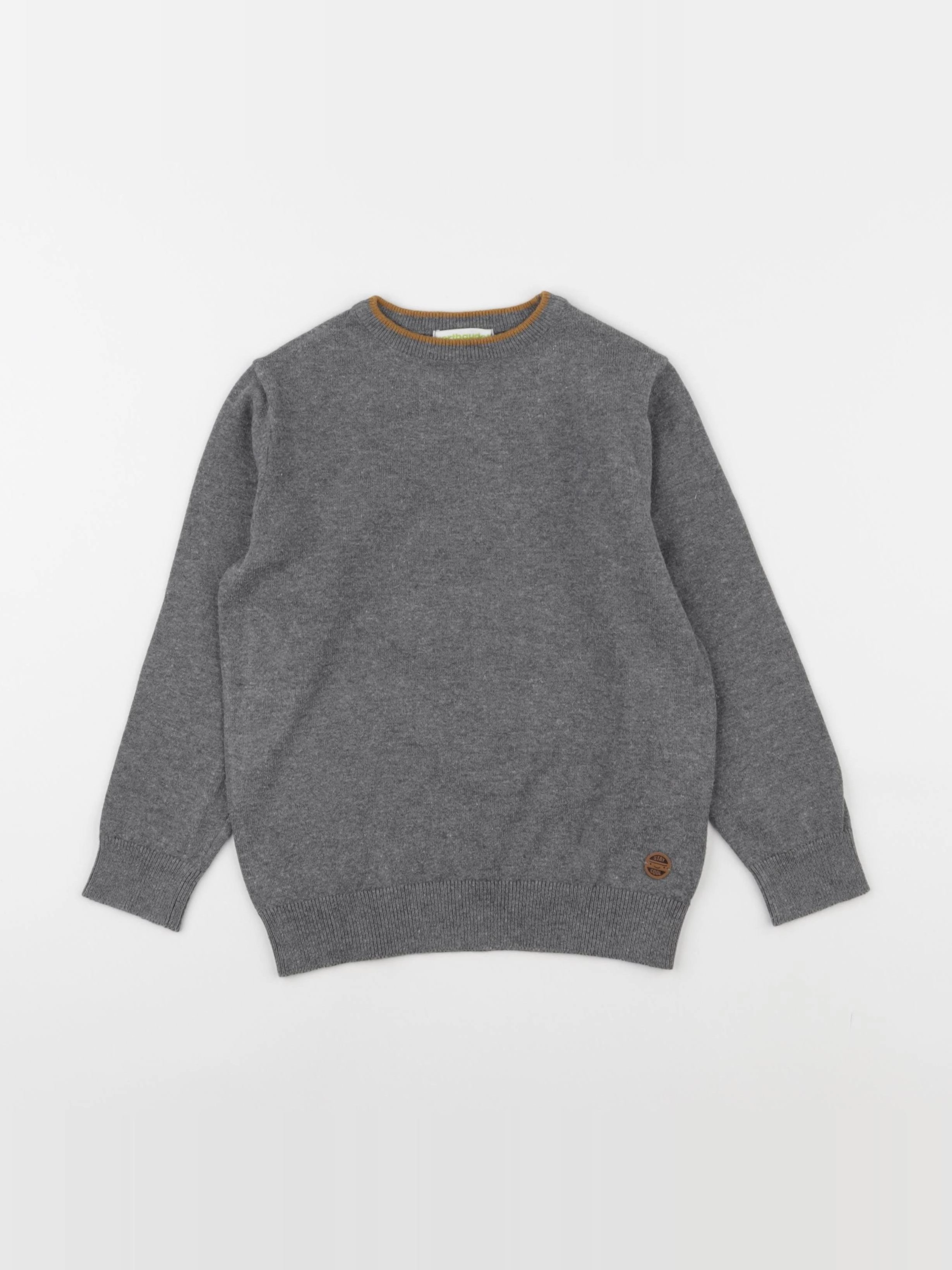 Vertbaudet - pull gris - 5 ans
