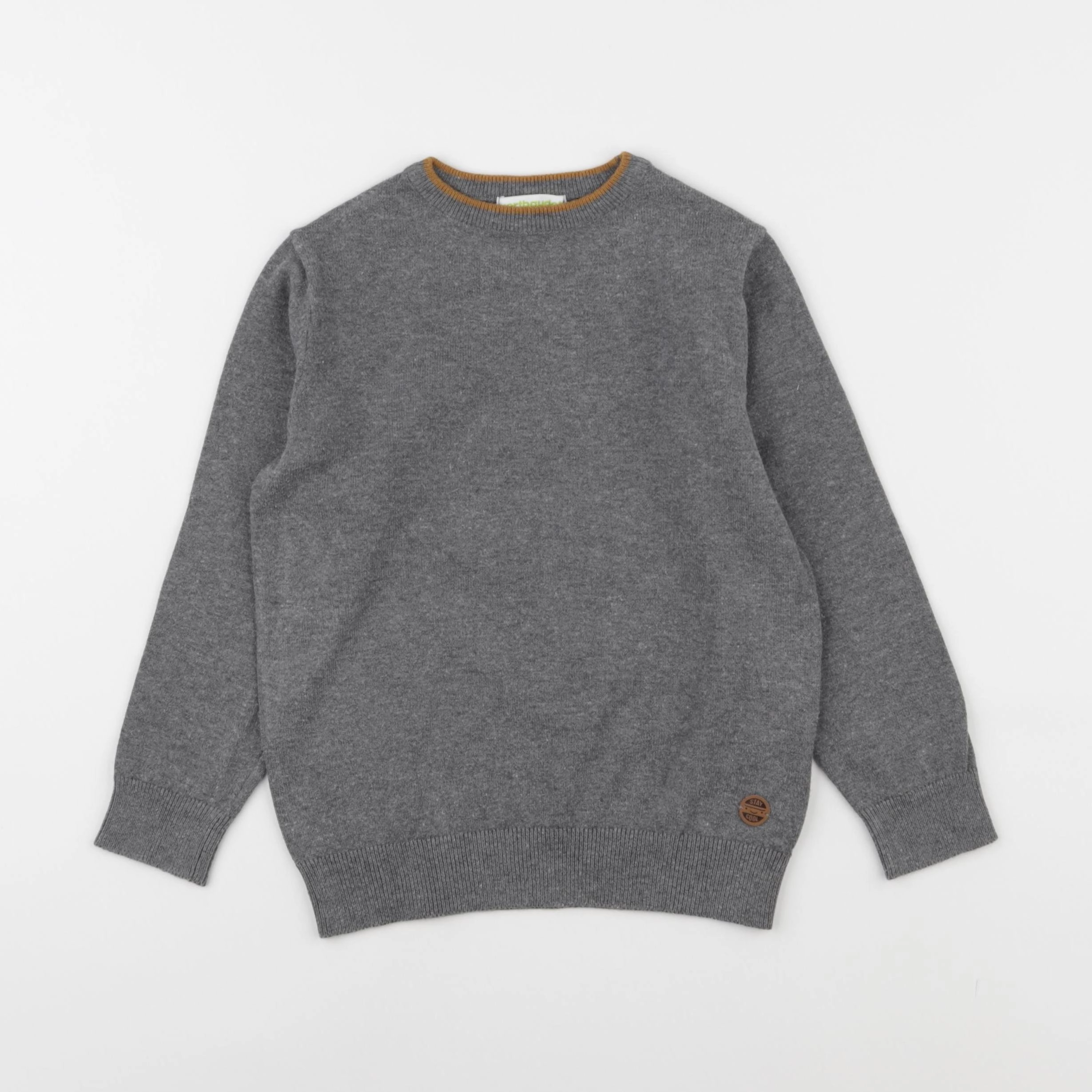 Vertbaudet - pull gris - 5 ans