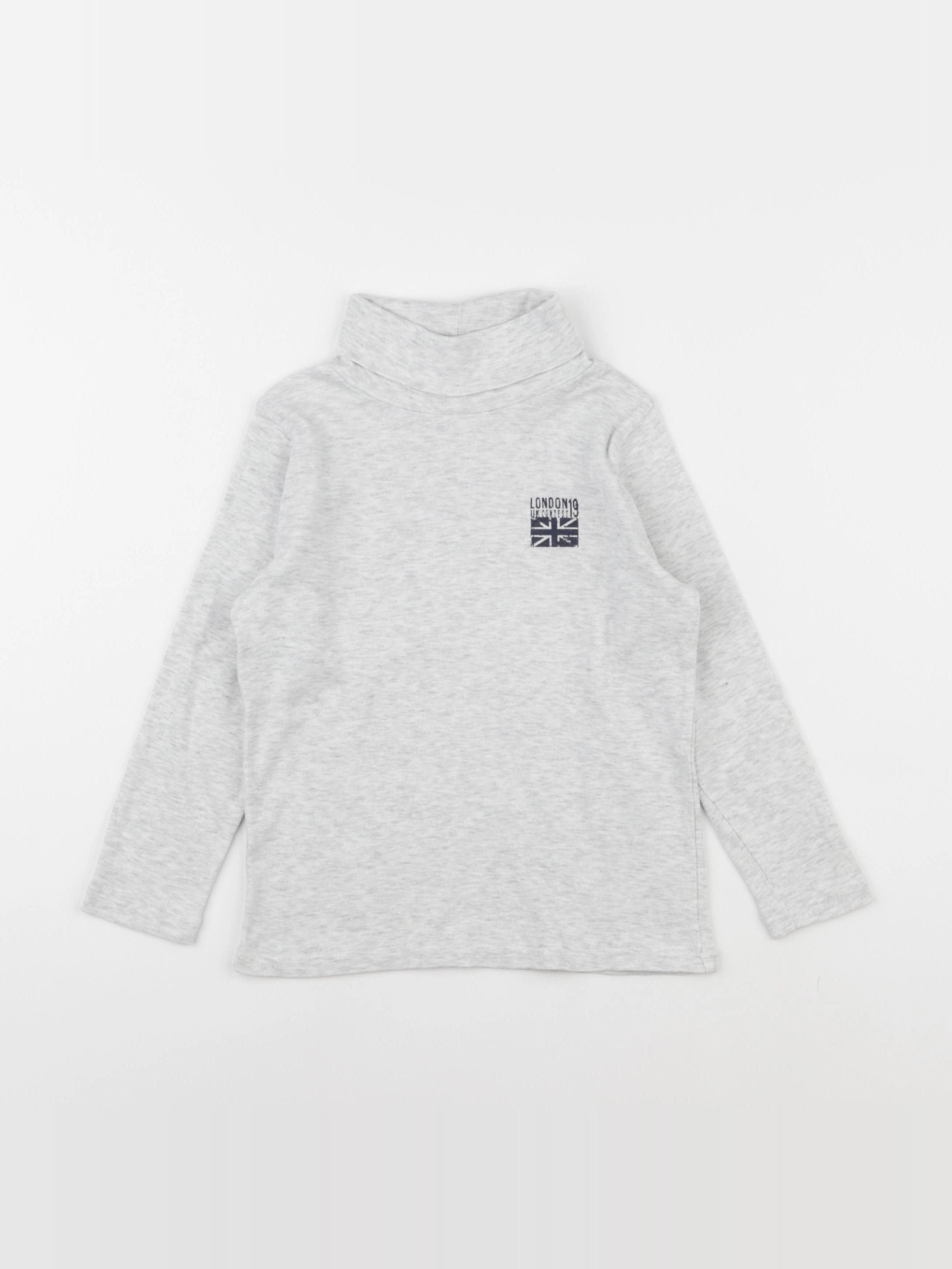 Vertbaudet - sous-pull gris - 6 ans