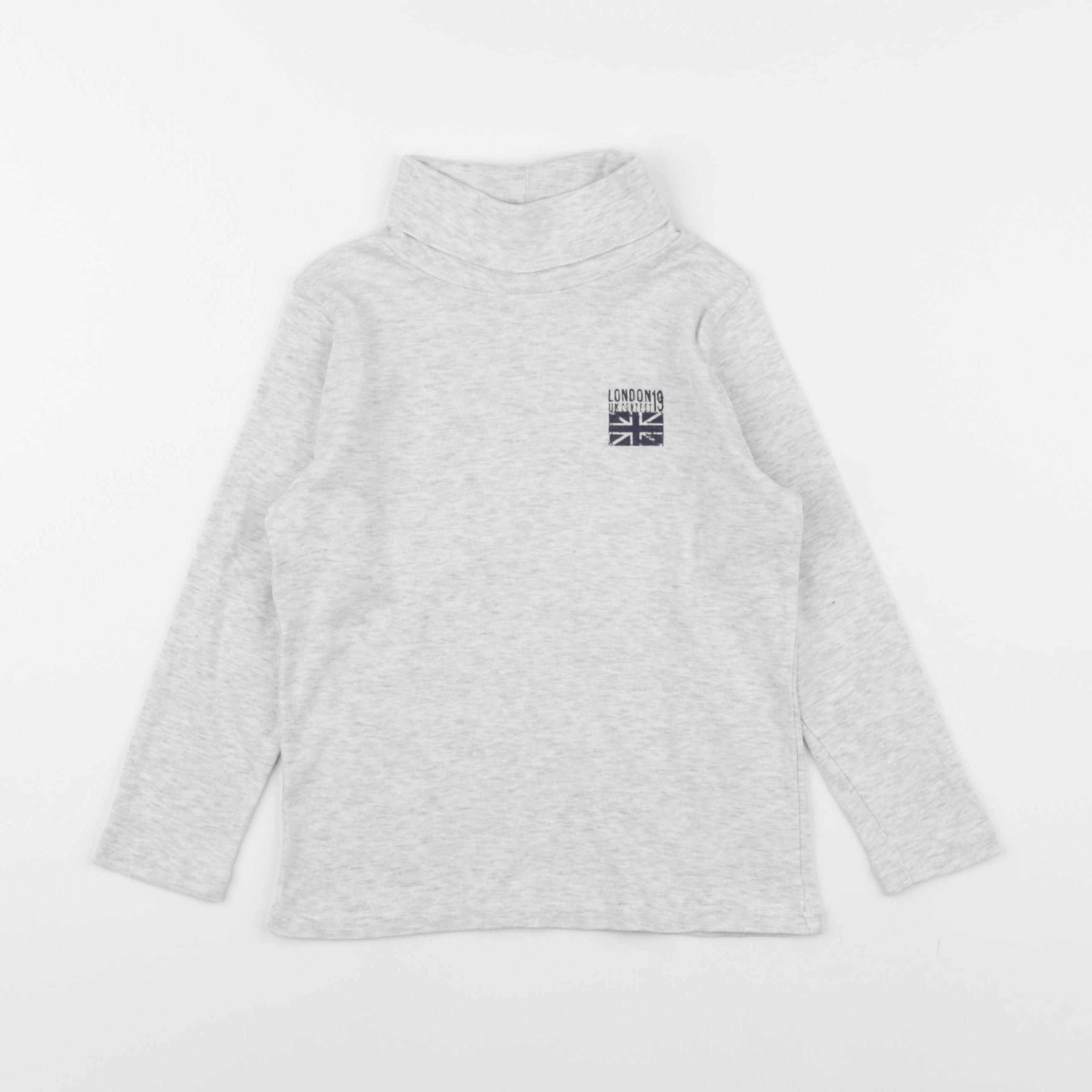 Vertbaudet - sous-pull gris - 6 ans