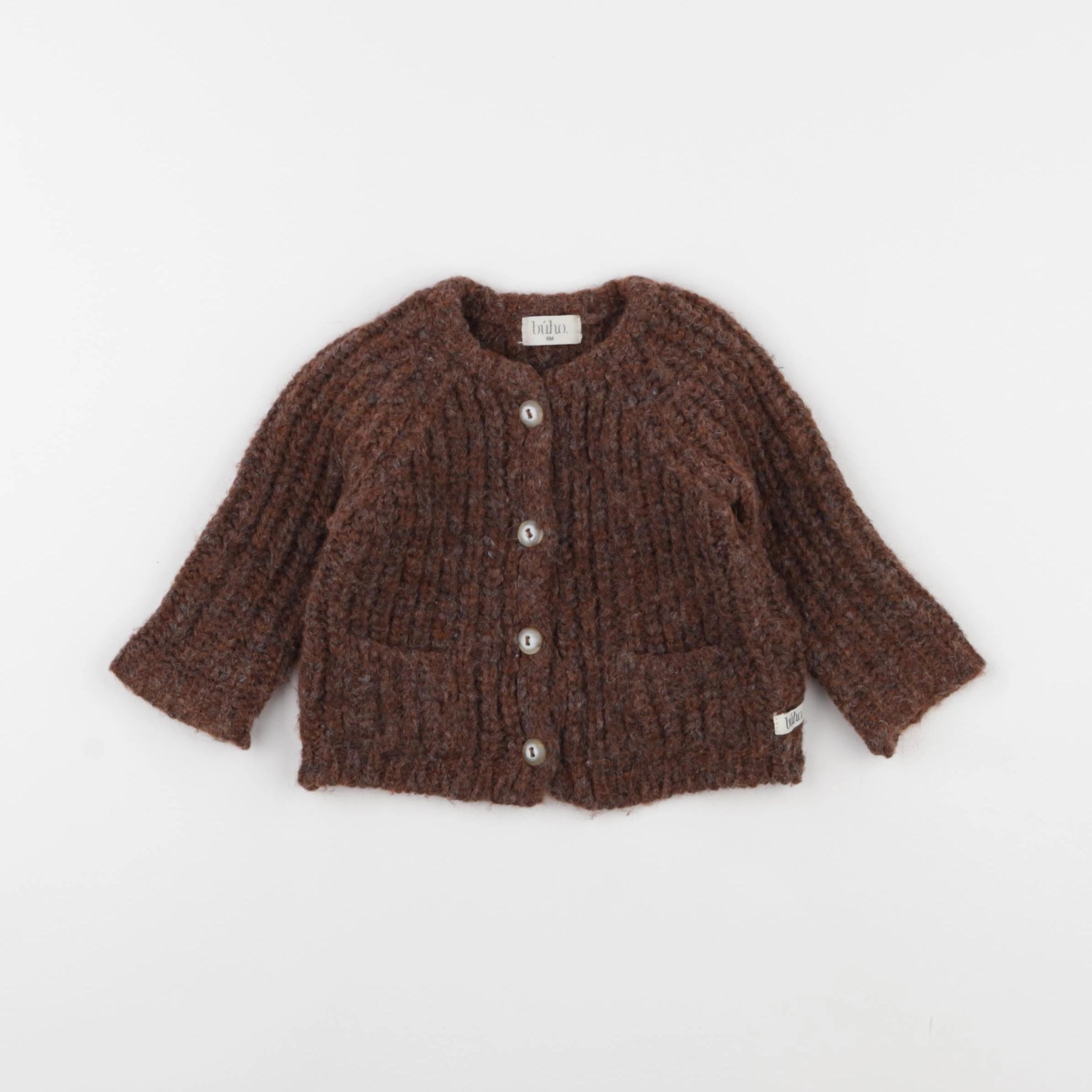 Buho - gilet marron - 6 mois