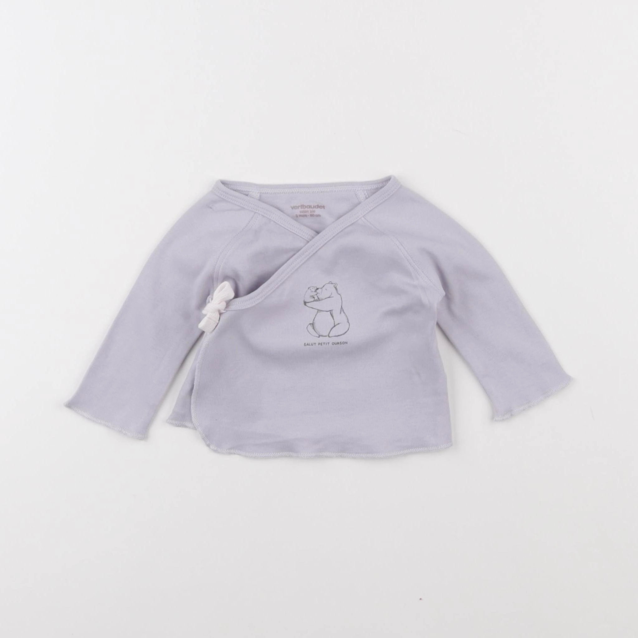 Vertbaudet - tee-shirt gris - 3 mois