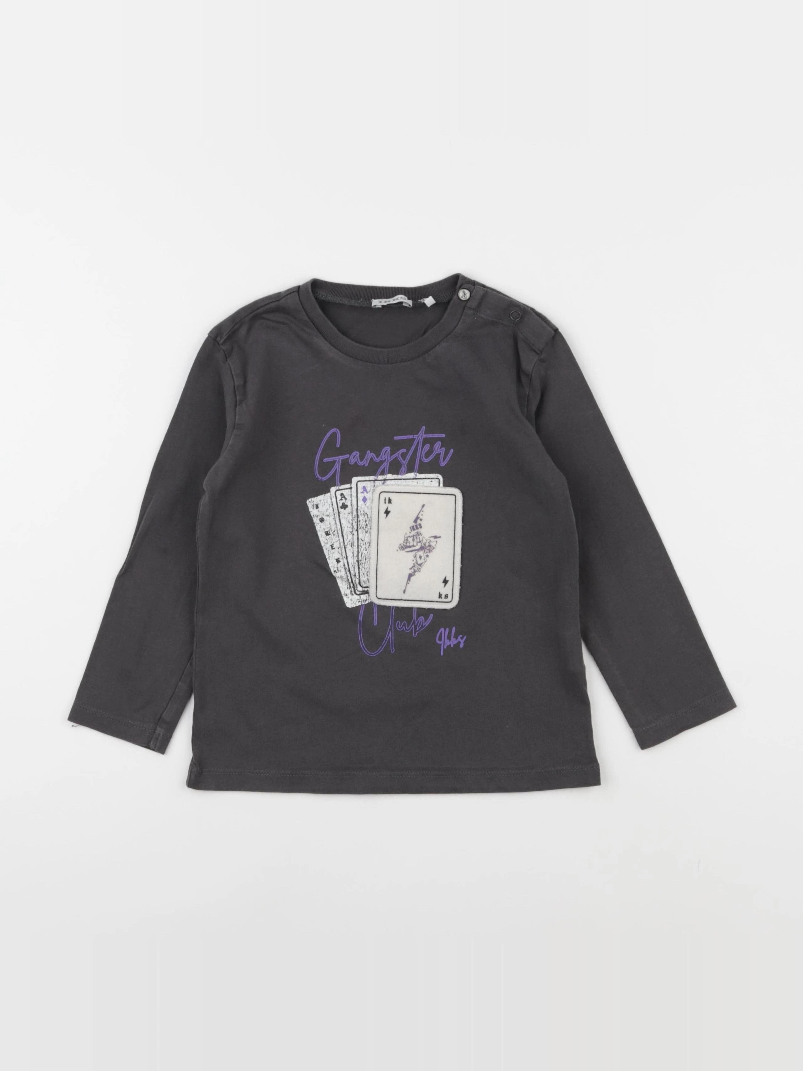 IKKS - tee-shirt gris - 3 ans