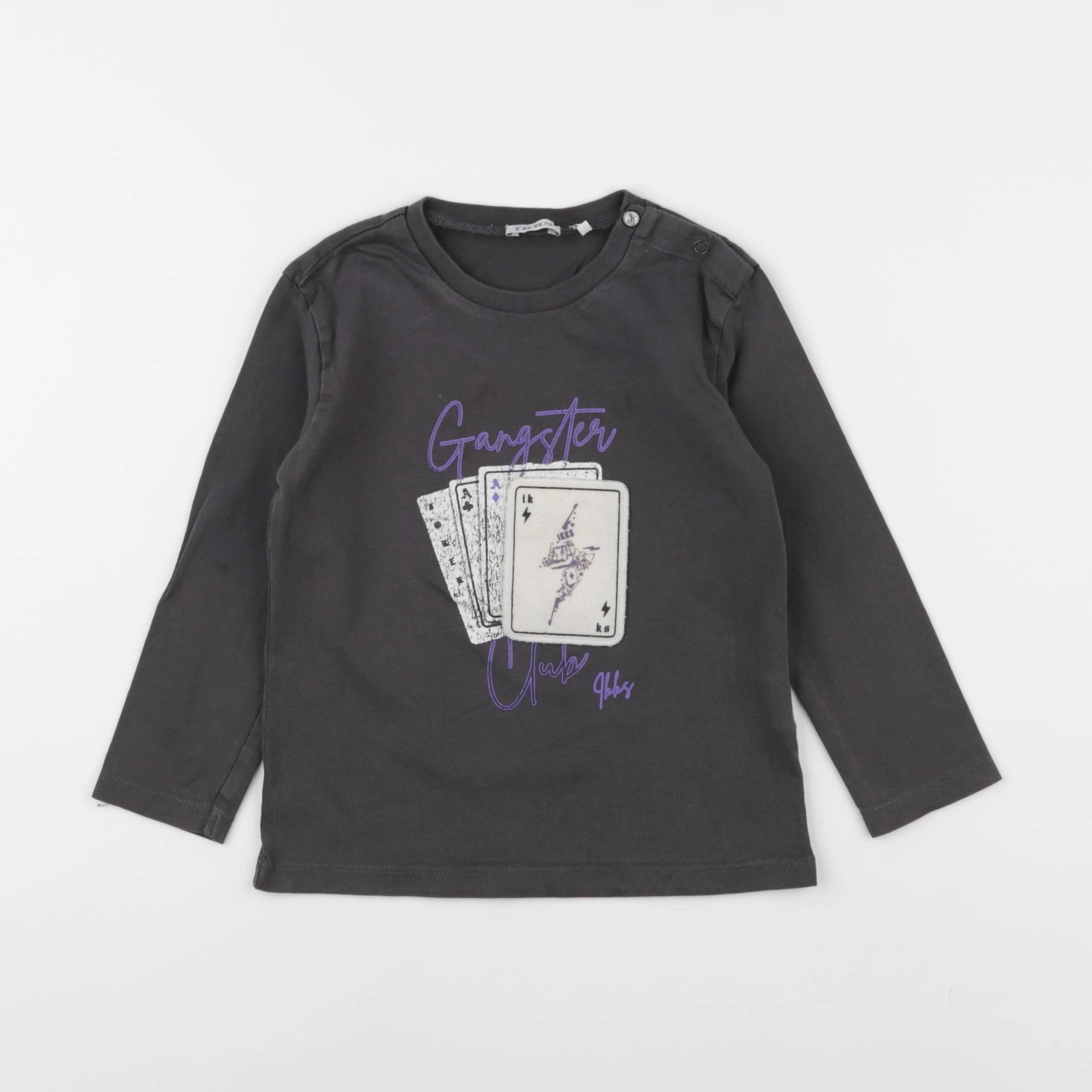 IKKS - tee-shirt gris - 3 ans