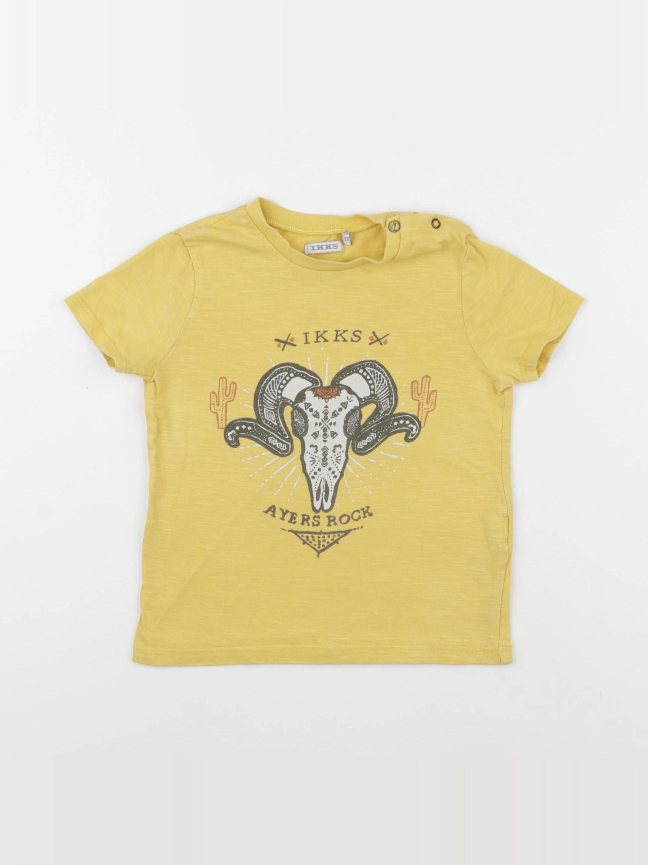 IKKS - tee-shirt jaune - 3 ans