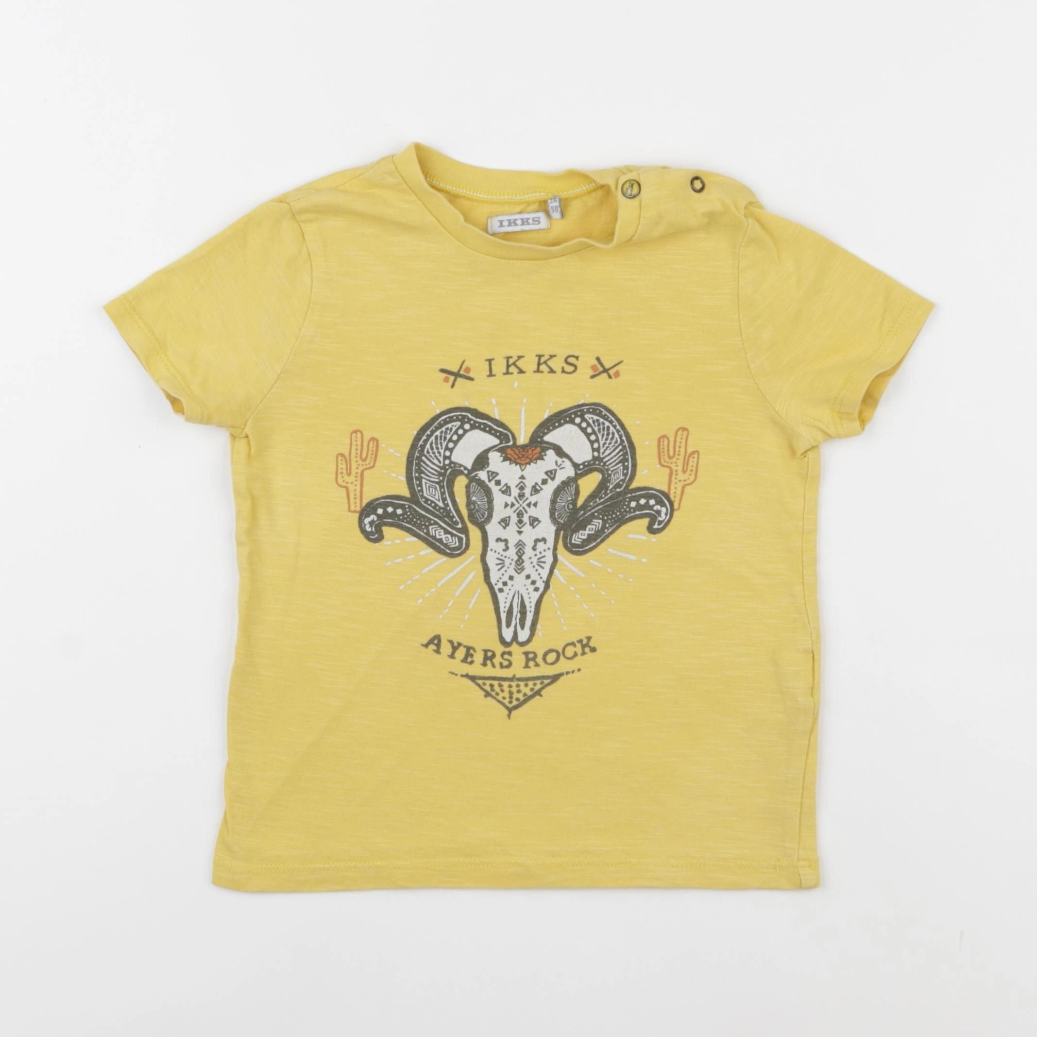 IKKS - tee-shirt jaune - 3 ans