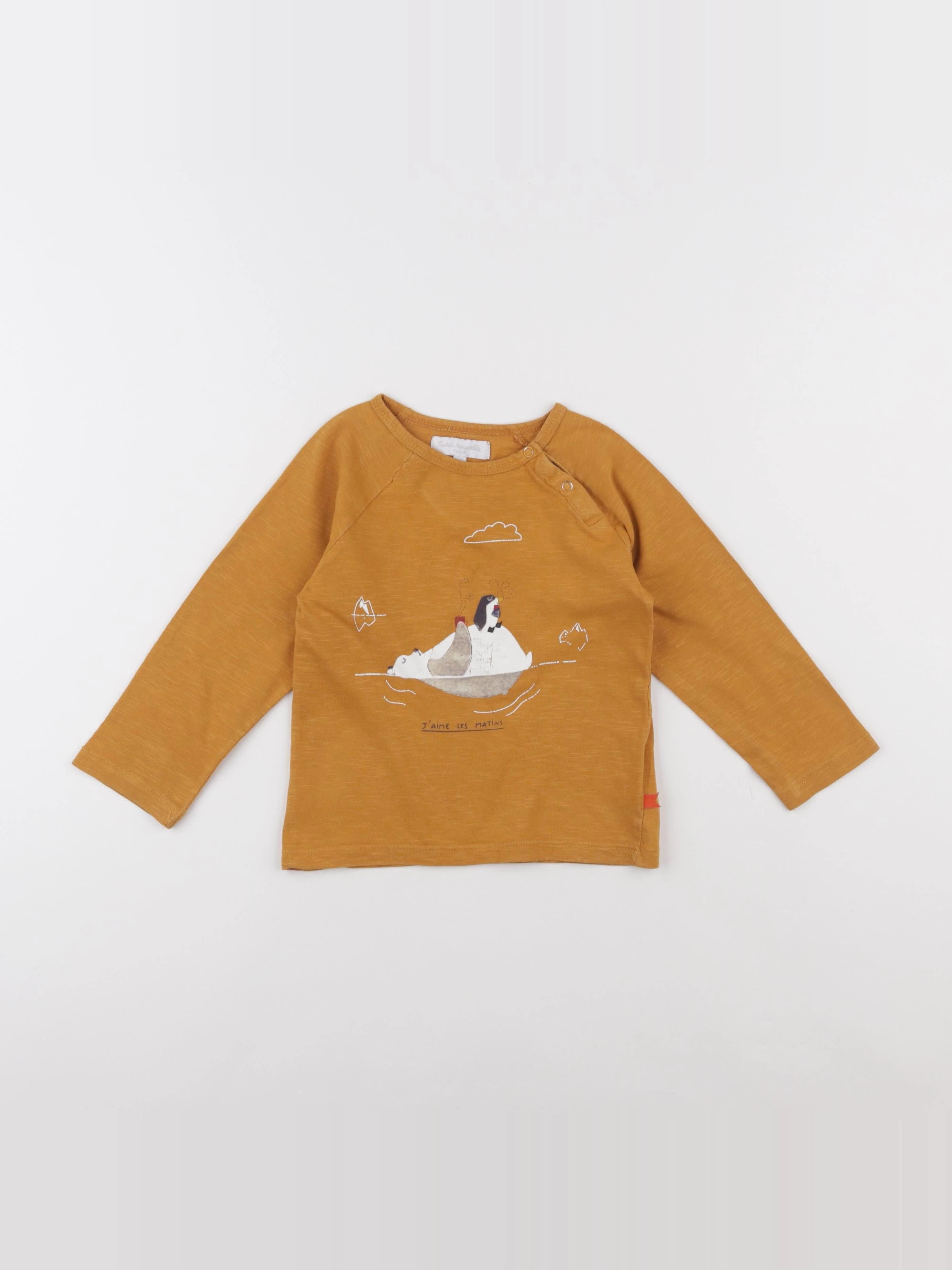 Cadet Rousselle - tee-shirt orange - 24 mois
