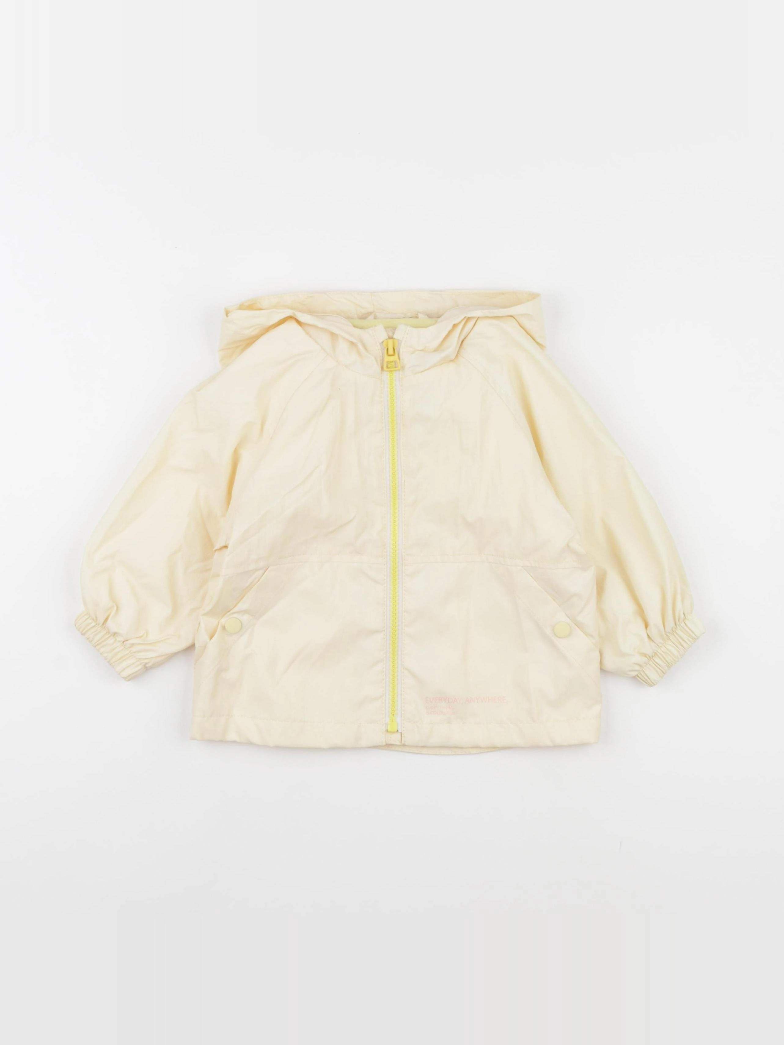 Zara - coupe-vent jaune - 9/12 mois