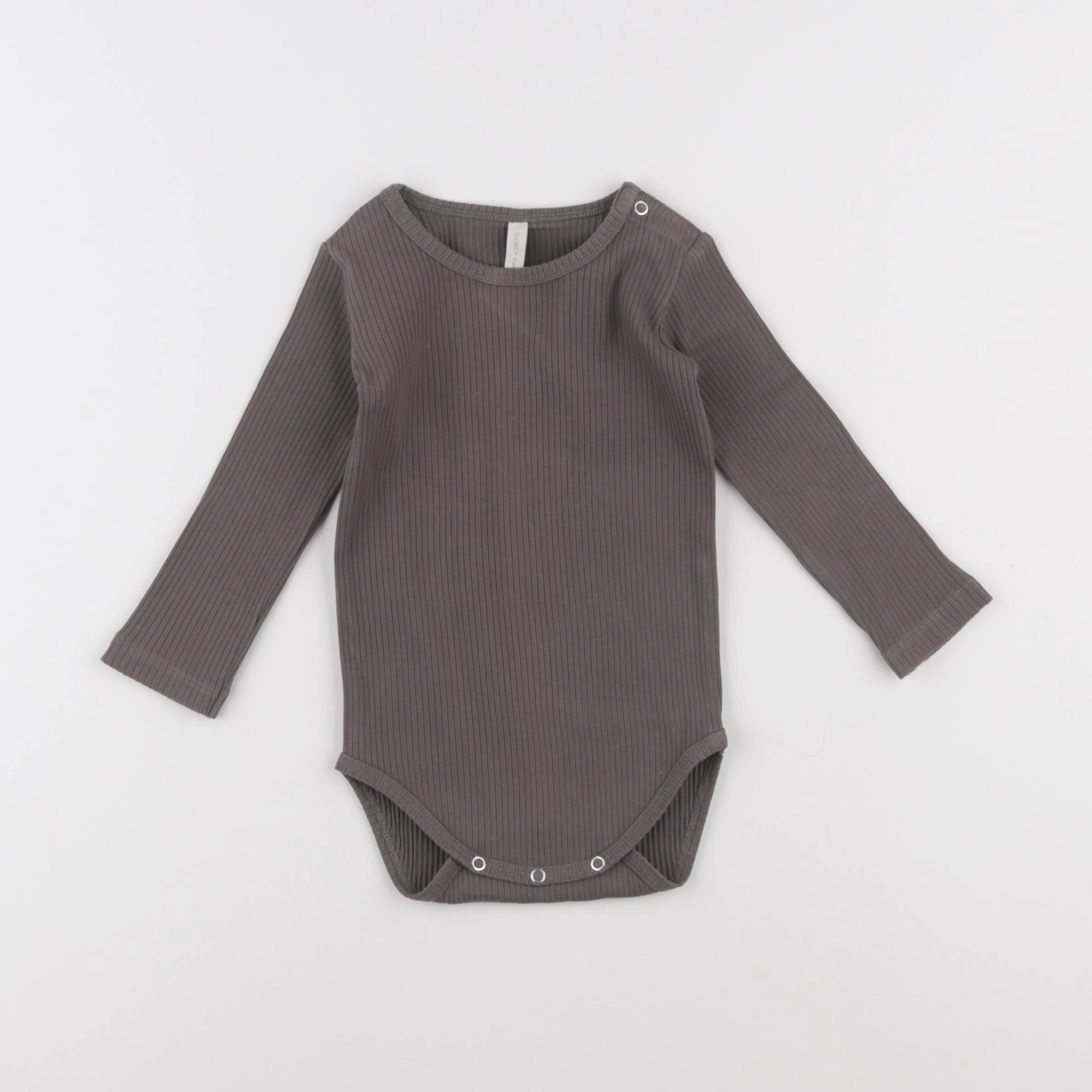Quincy Mae - body gris - 12/18 mois