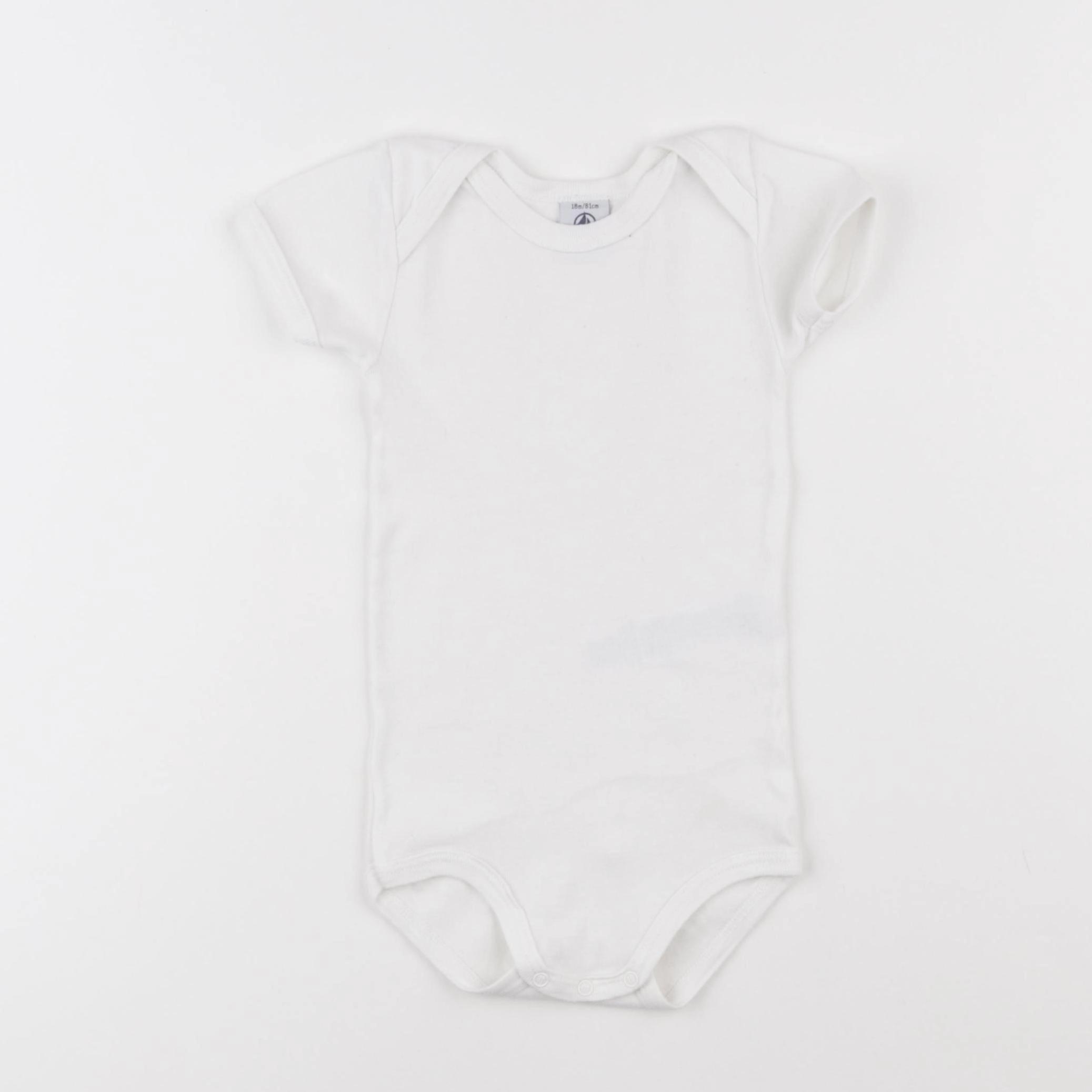 Petit Bateau - body blanc - 18 mois