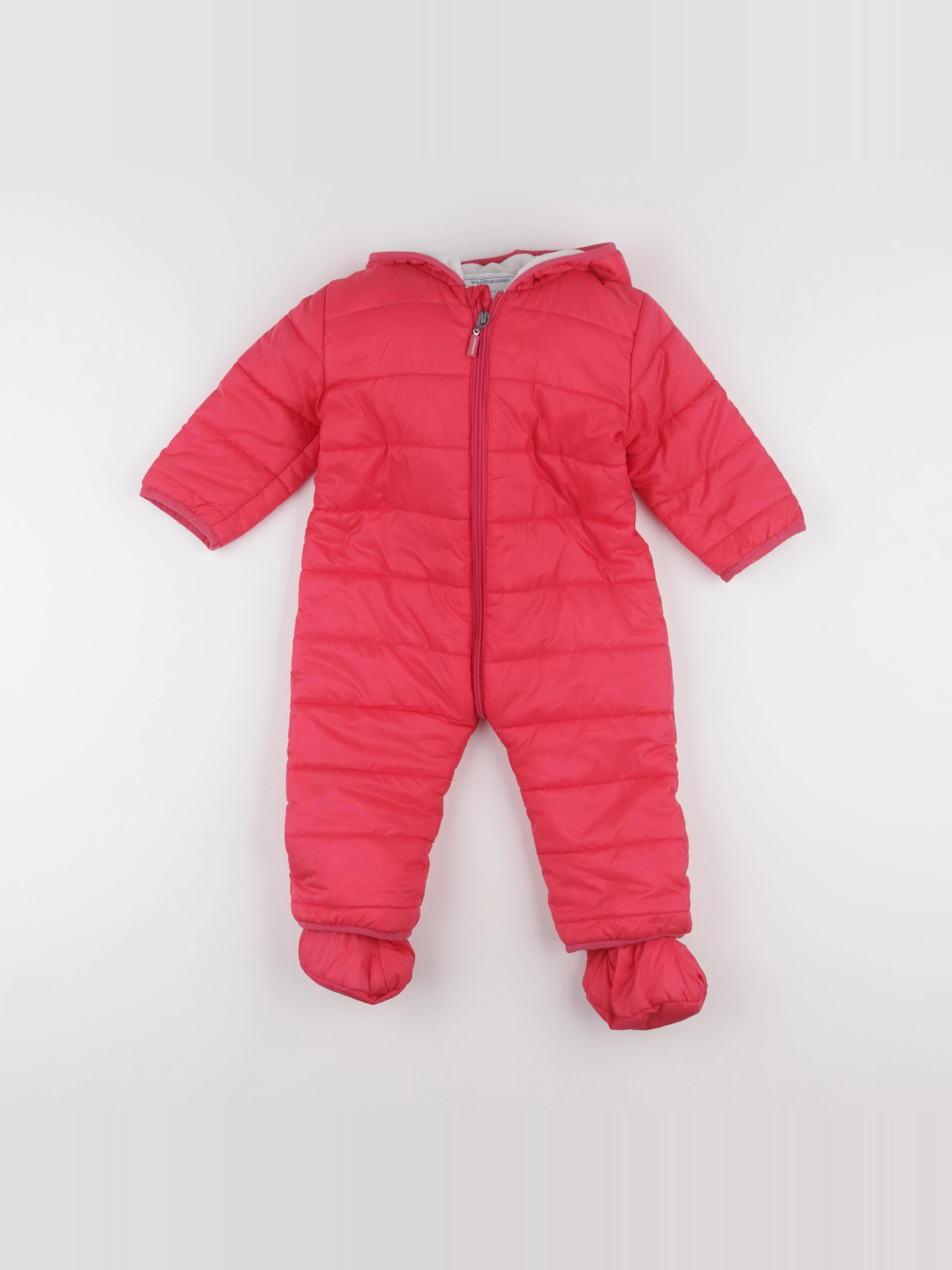 Vertbaudet - combi-pilote rose - 18 mois