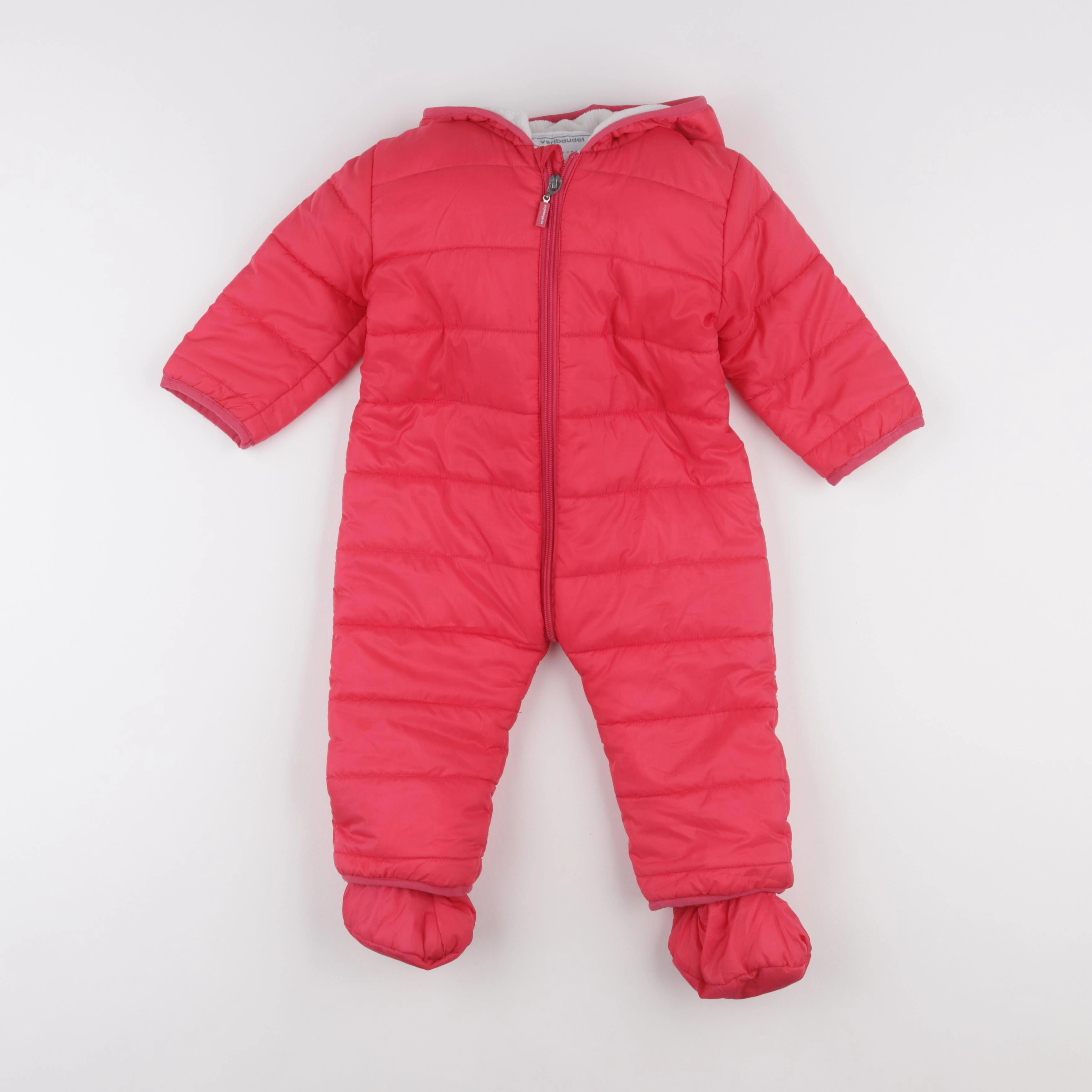 Vertbaudet - combi-pilote rose - 18 mois