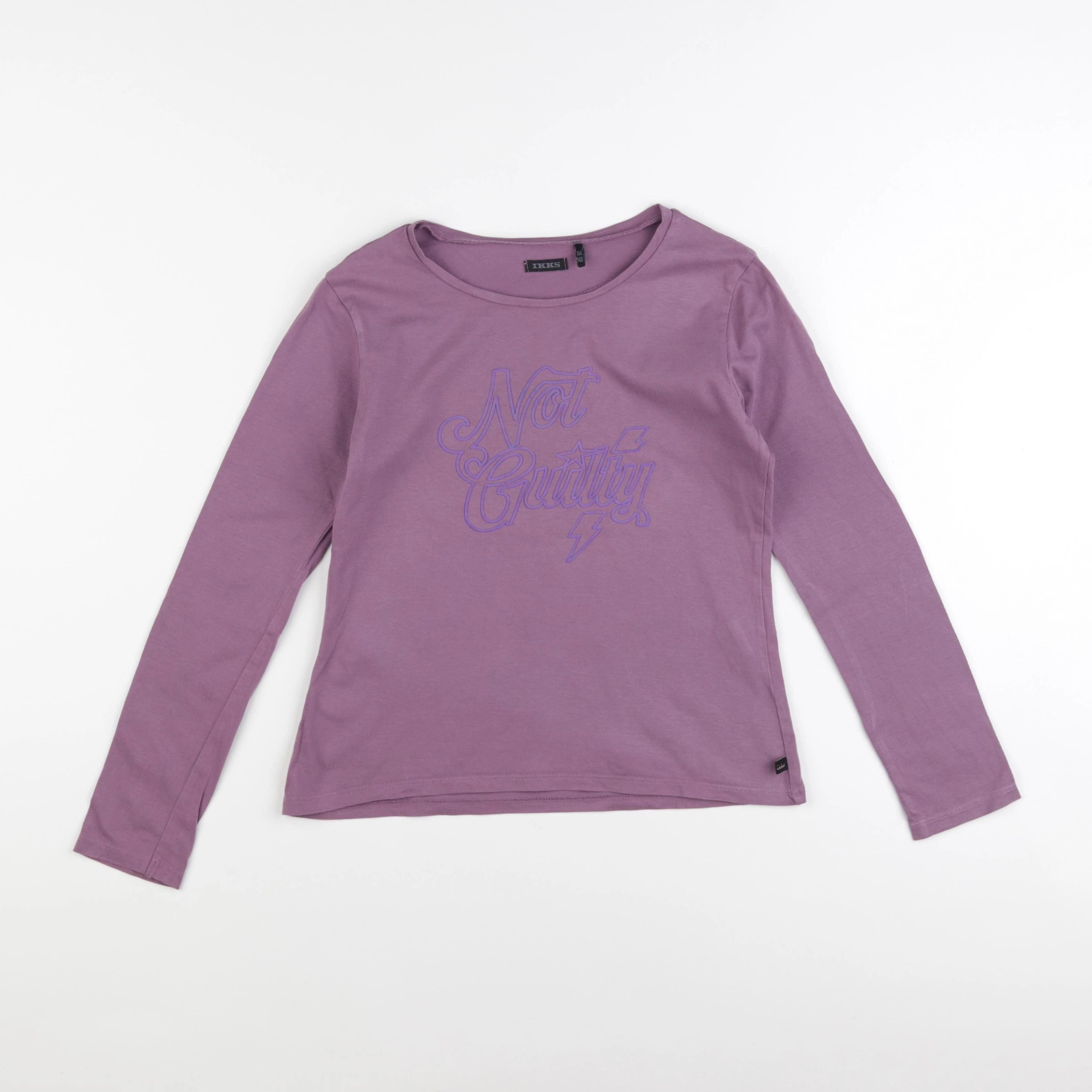 IKKS - tee-shirt violet - 10 ans