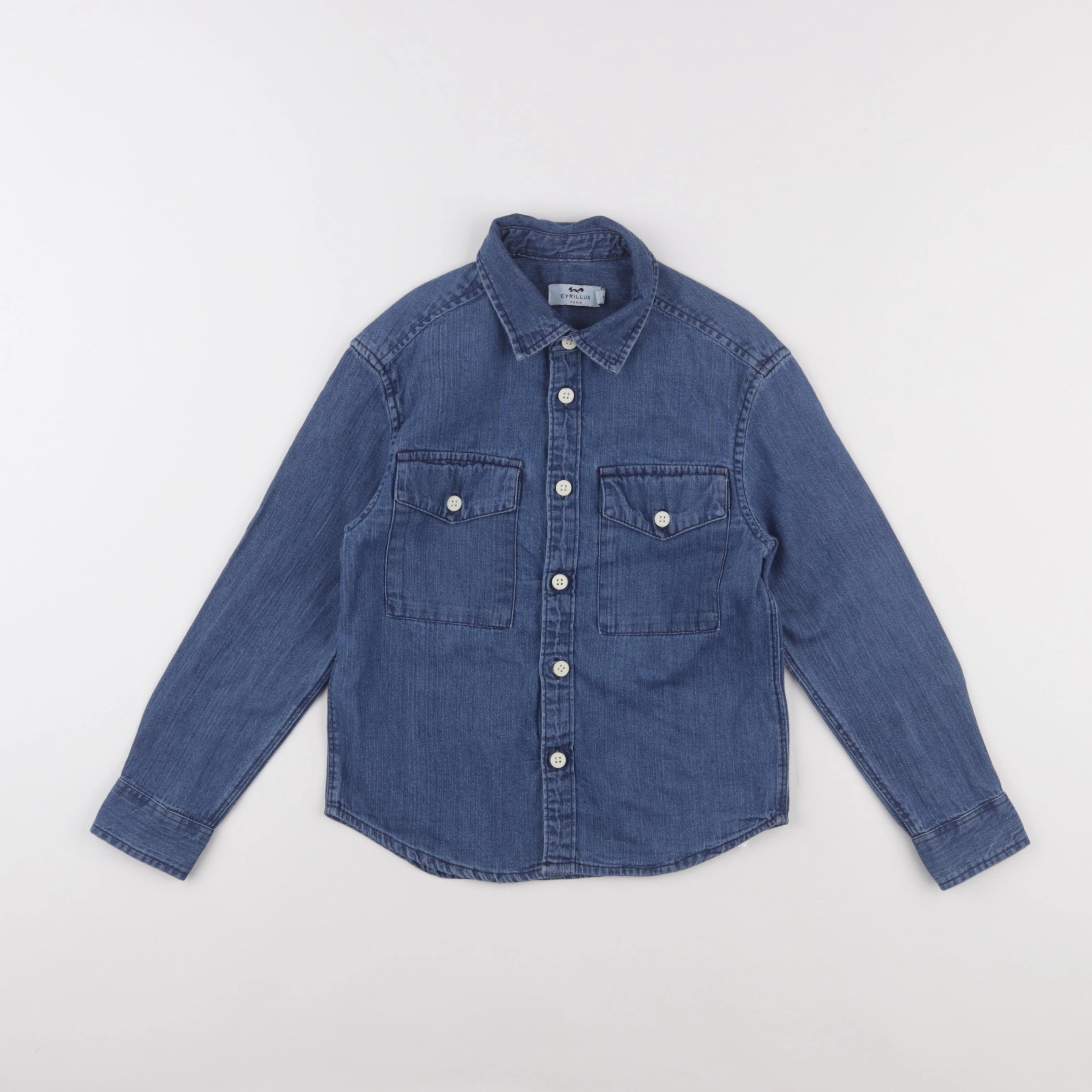 Cyrillus - chemise bleu - 6 ans