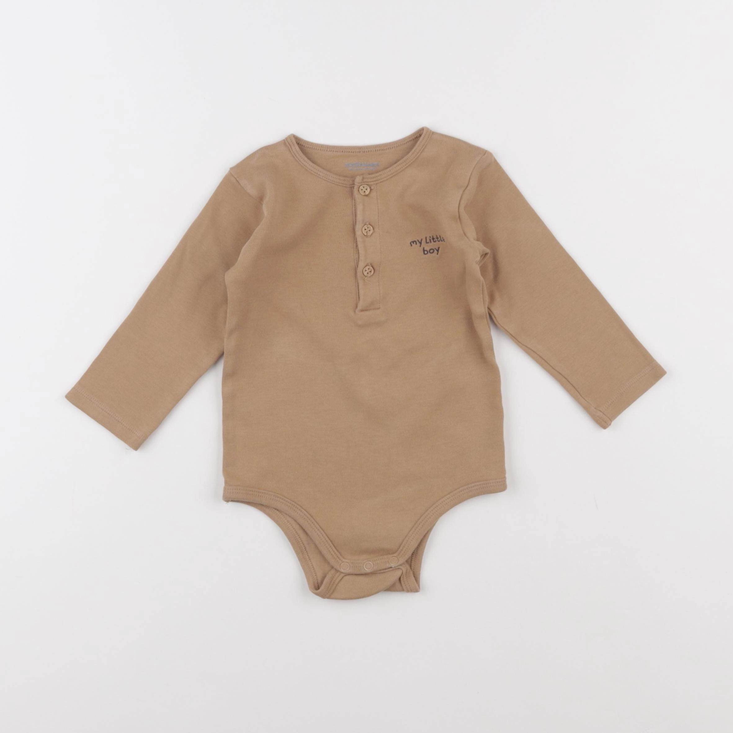 Vertbaudet - body marron - 18 mois