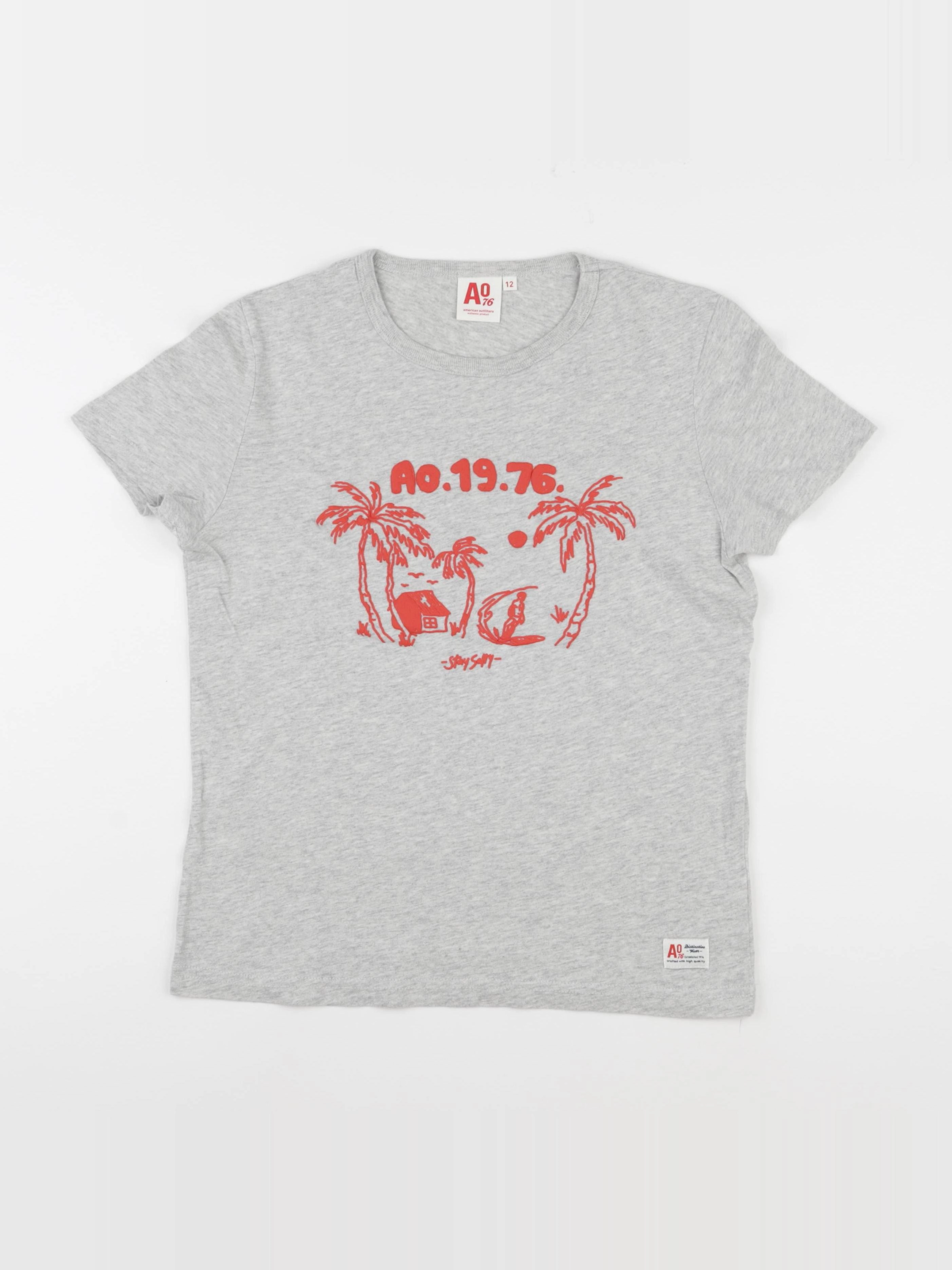American Outfitters - tee-shirt gris - 12 ans