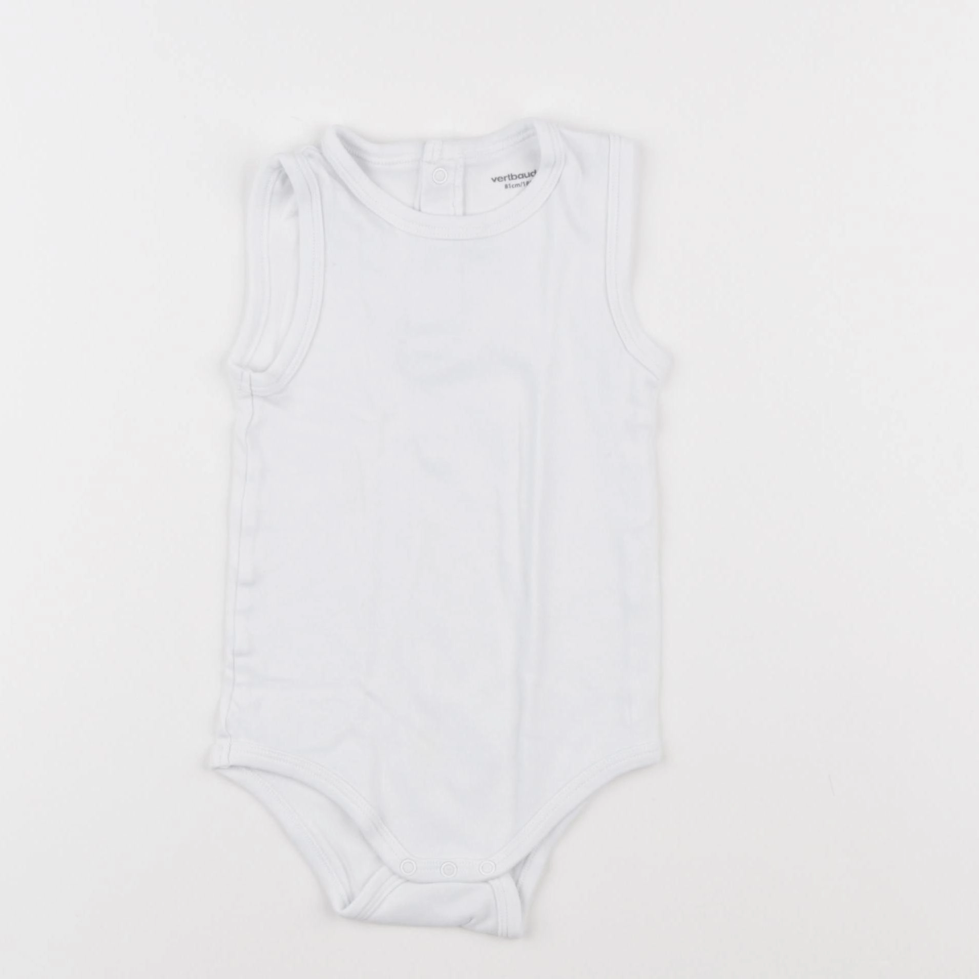 Vertbaudet - body blanc - 18 mois